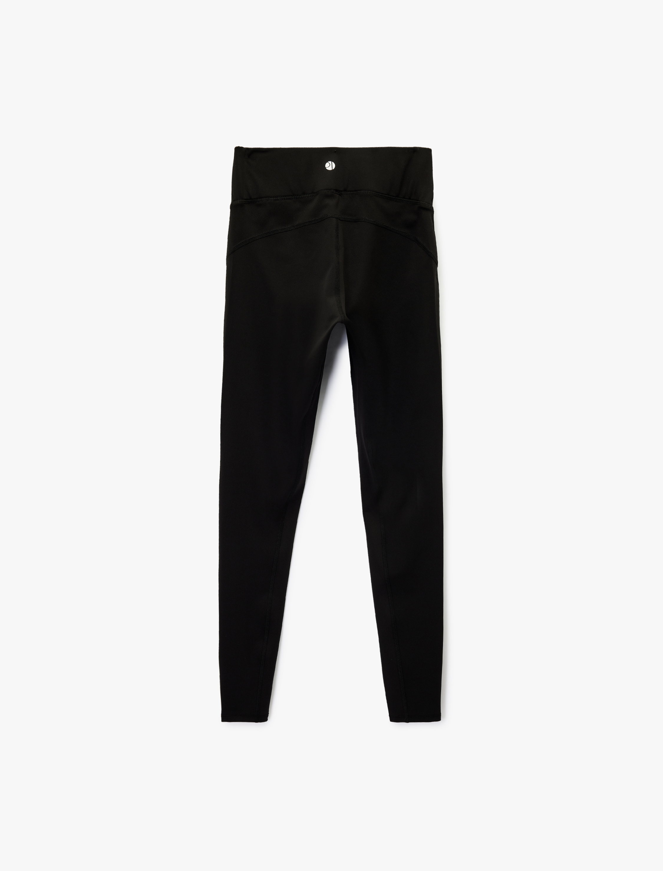   Yüksek Bel Slim Fit Dikiş Detaylı Spor Tayt