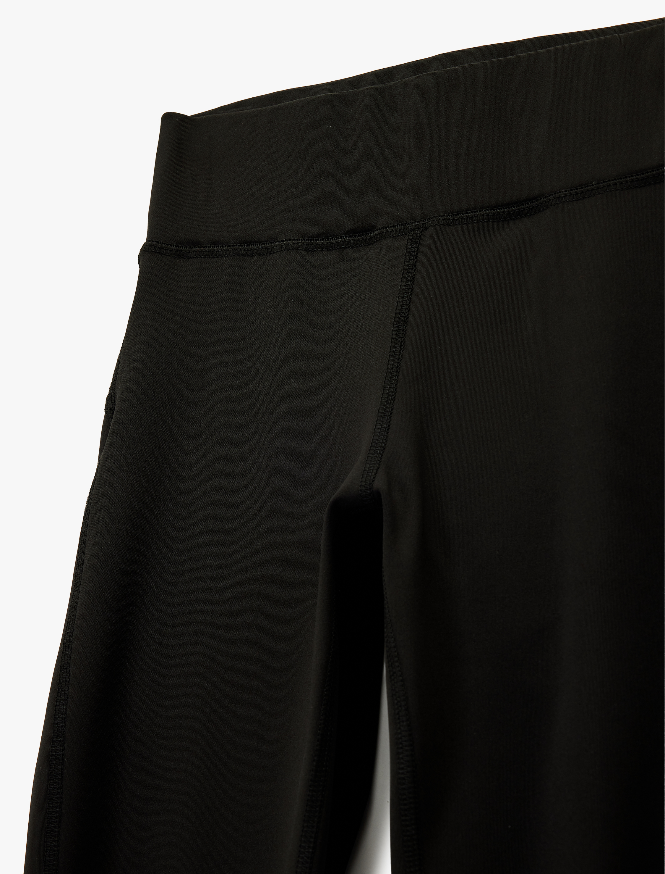   Yüksek Bel Slim Fit Dikiş Detaylı Spor Tayt