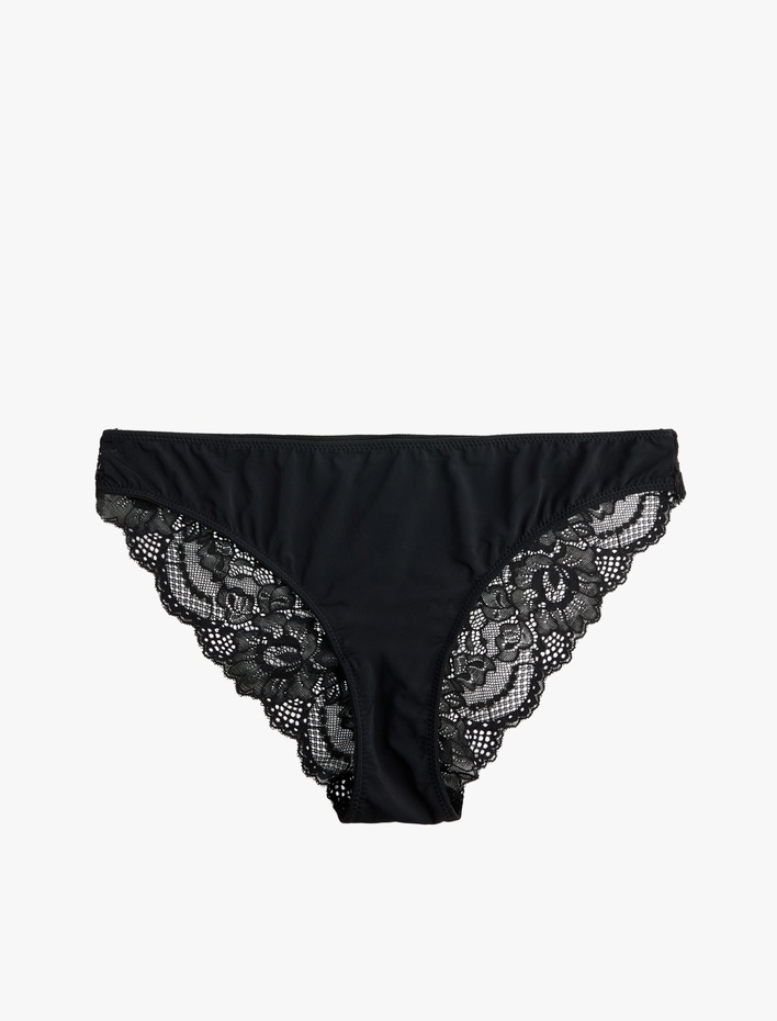  Dantel Detaylı Brazilian Külot