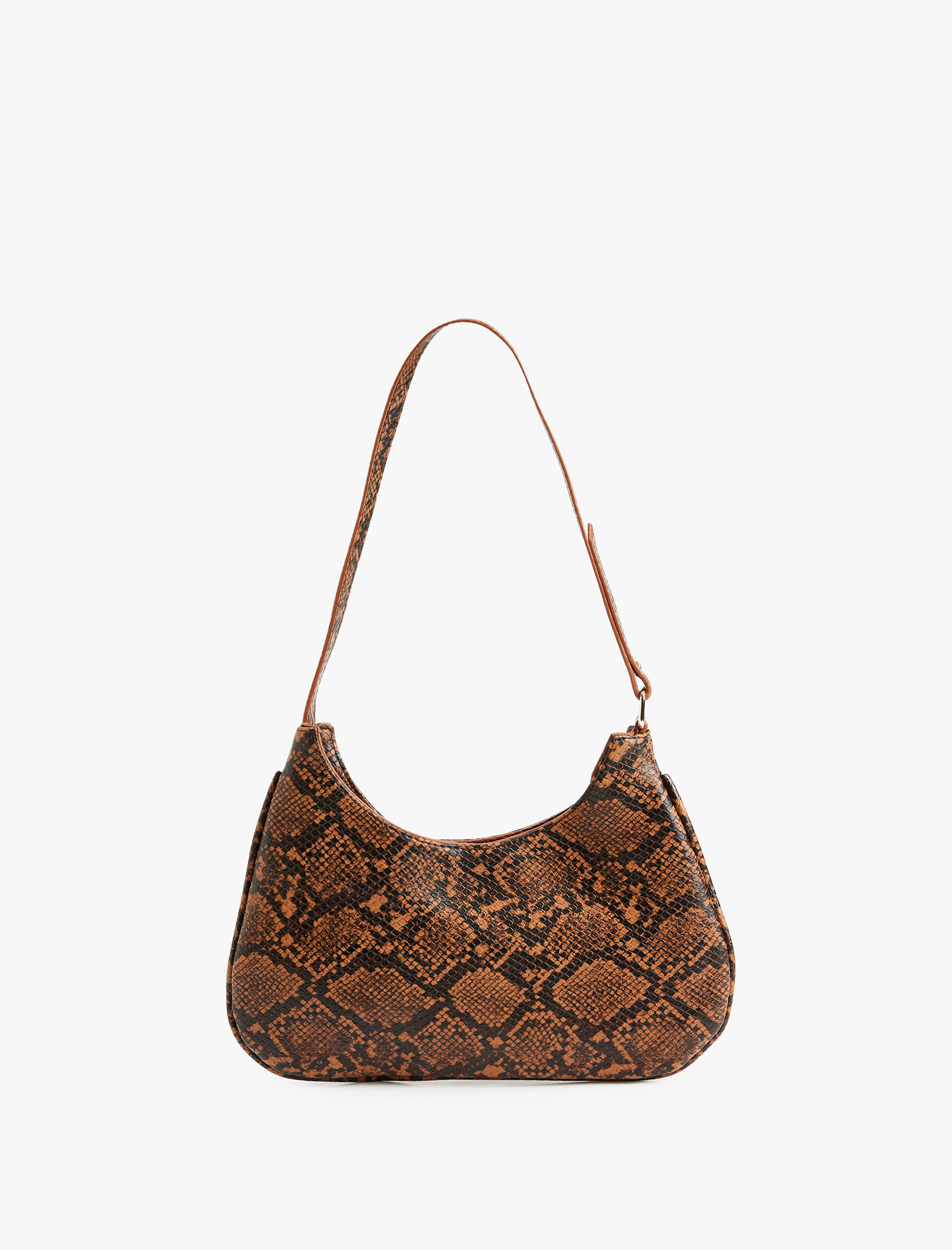  Kadın Askılı Yılan Derisi Görünümlü Omuz Çantası