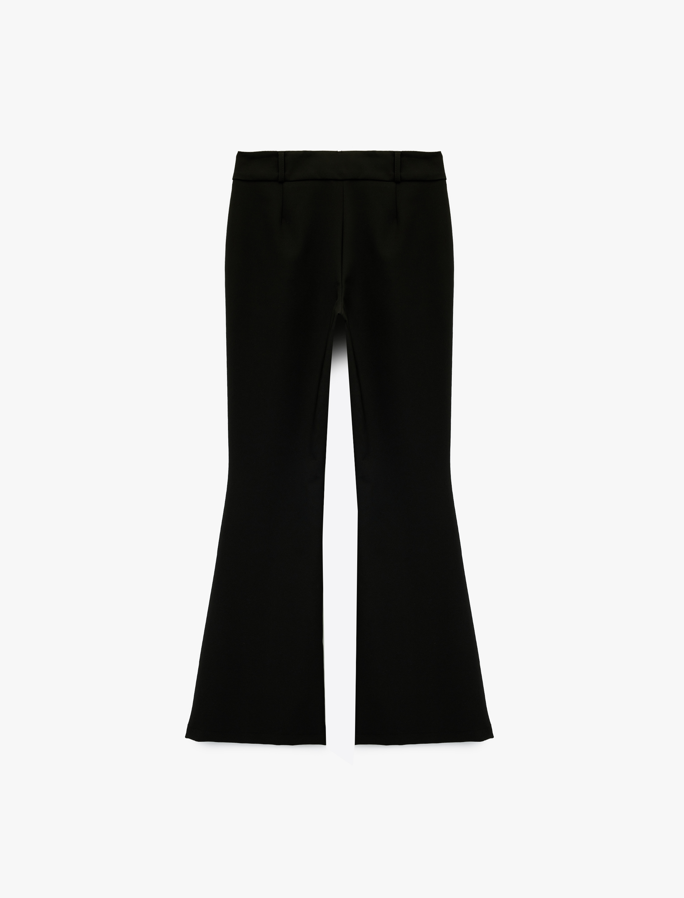   Slim Fit Çift Düğmeli İspanyol Paça Pantolon