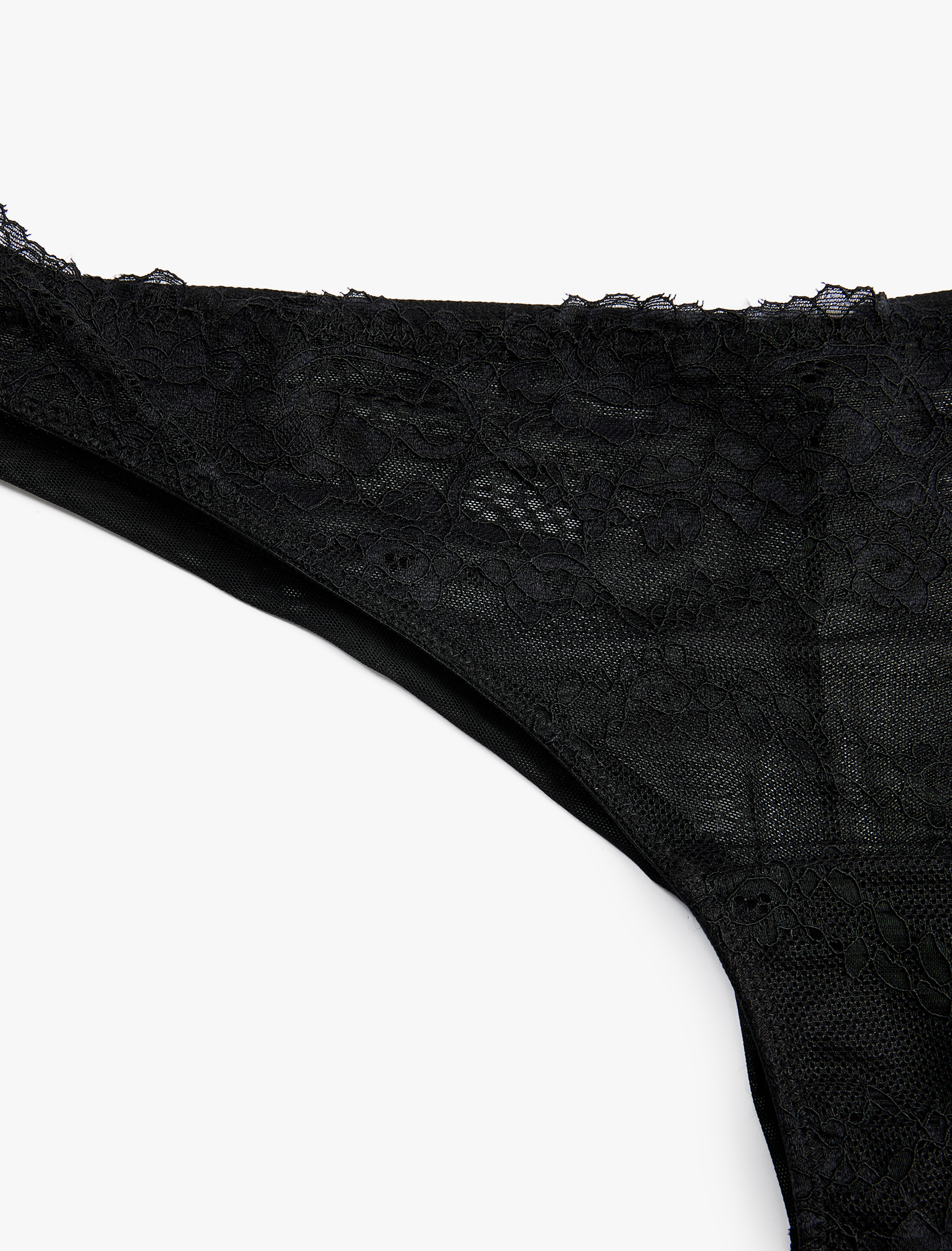   Dantel Detaylı Rahat Kalıp Brazilian Külot