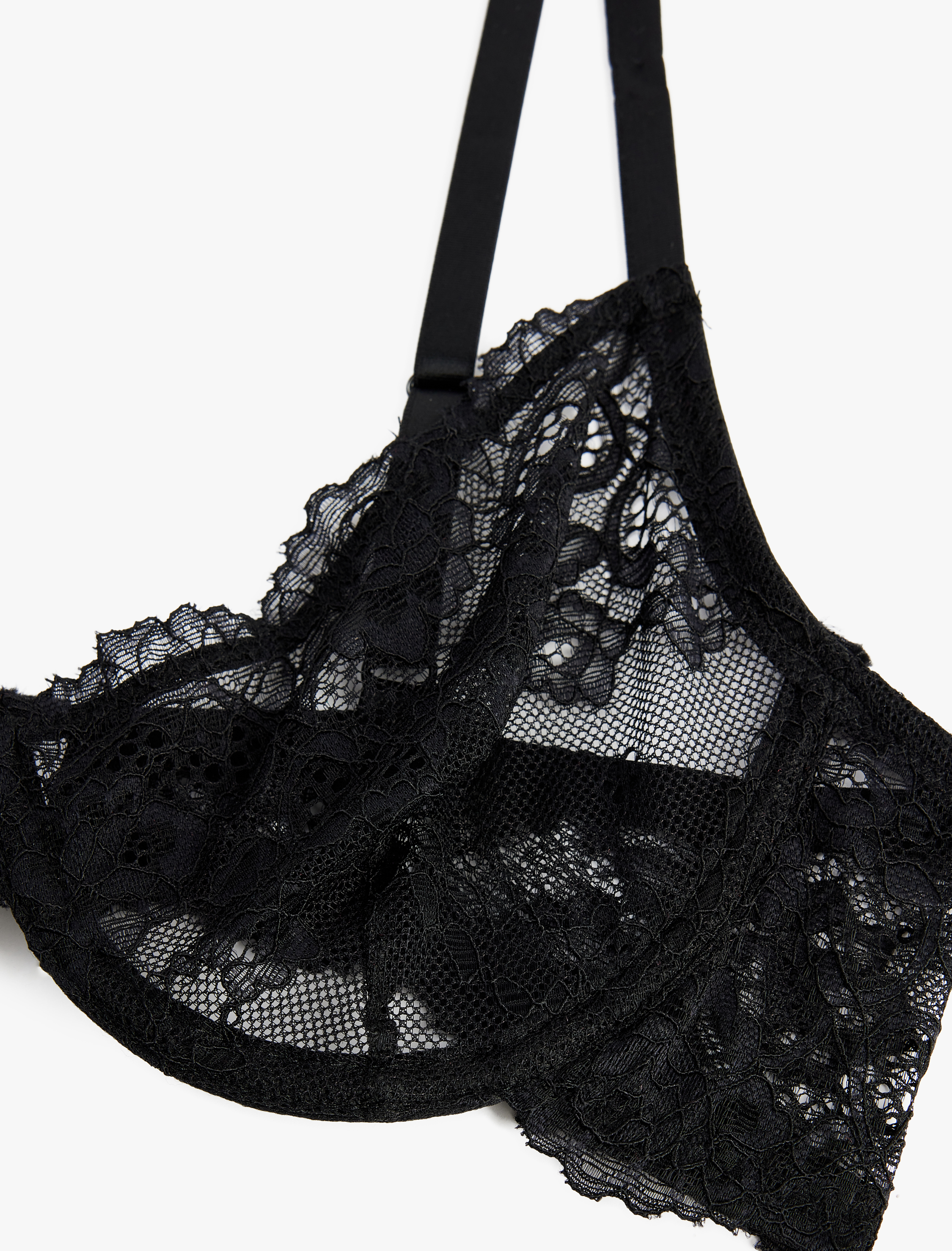   Dolgusuz Balenli Dantelli Sütyen