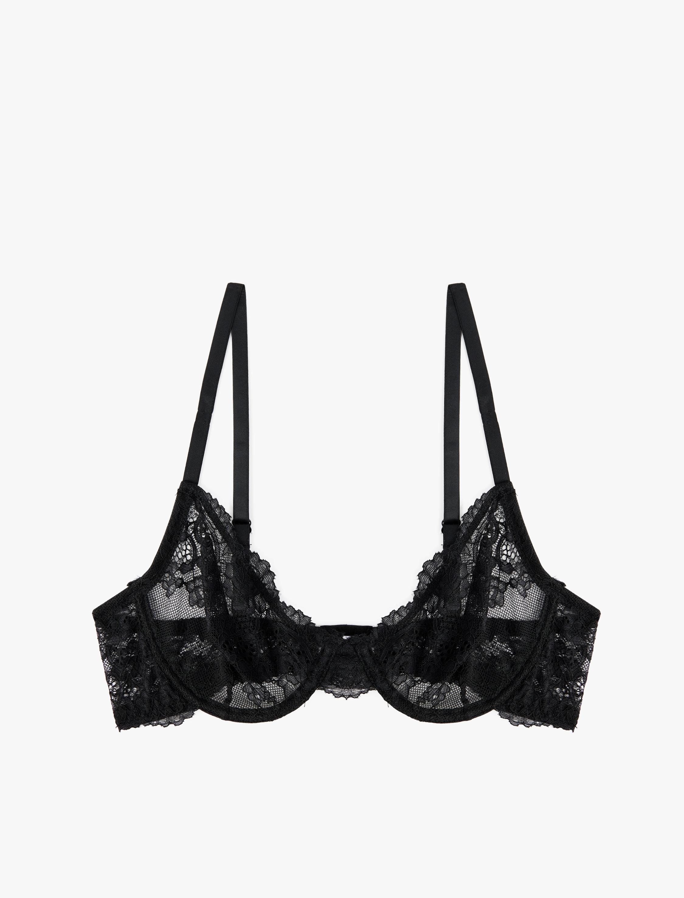   Dolgusuz Balenli Dantelli Sütyen