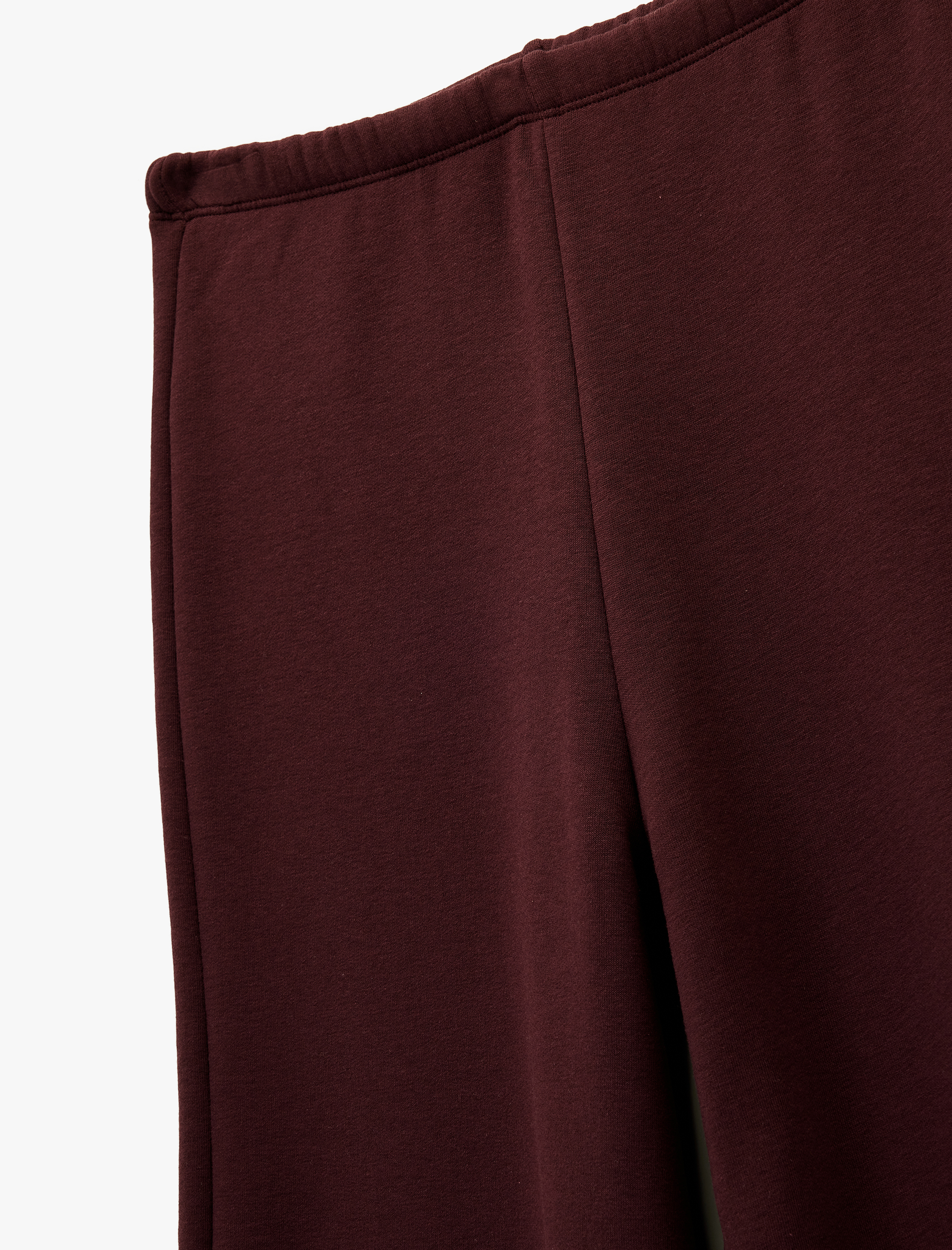   Beli Lastikli Yüksek Bel İspanyol Paça Uzun Eşofman Altı