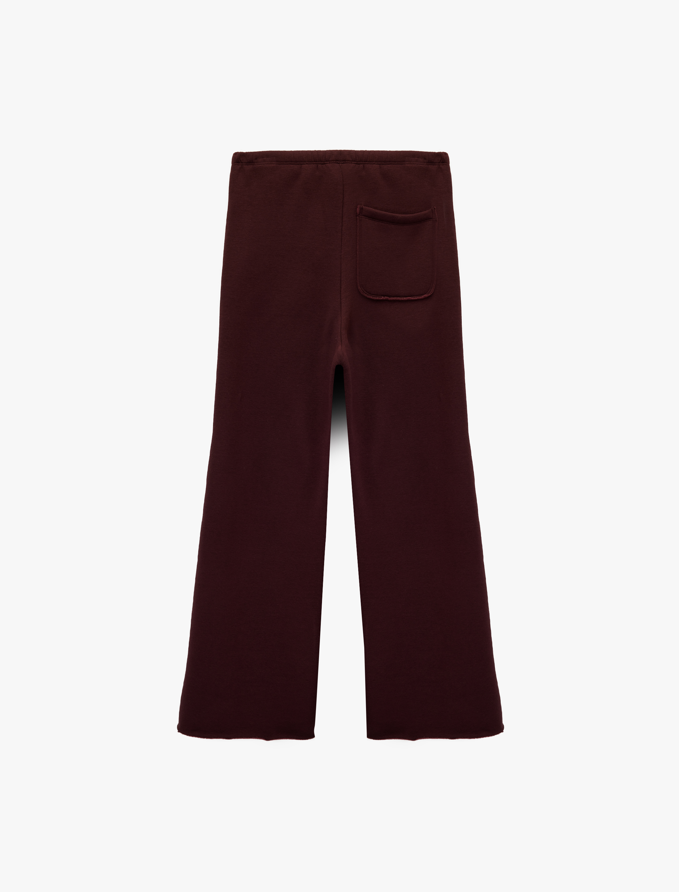   Beli Lastikli Yüksek Bel İspanyol Paça Uzun Eşofman Altı