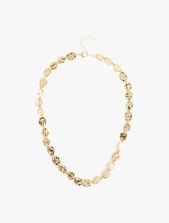 Kadın Dokulu Boncuklu Kolye