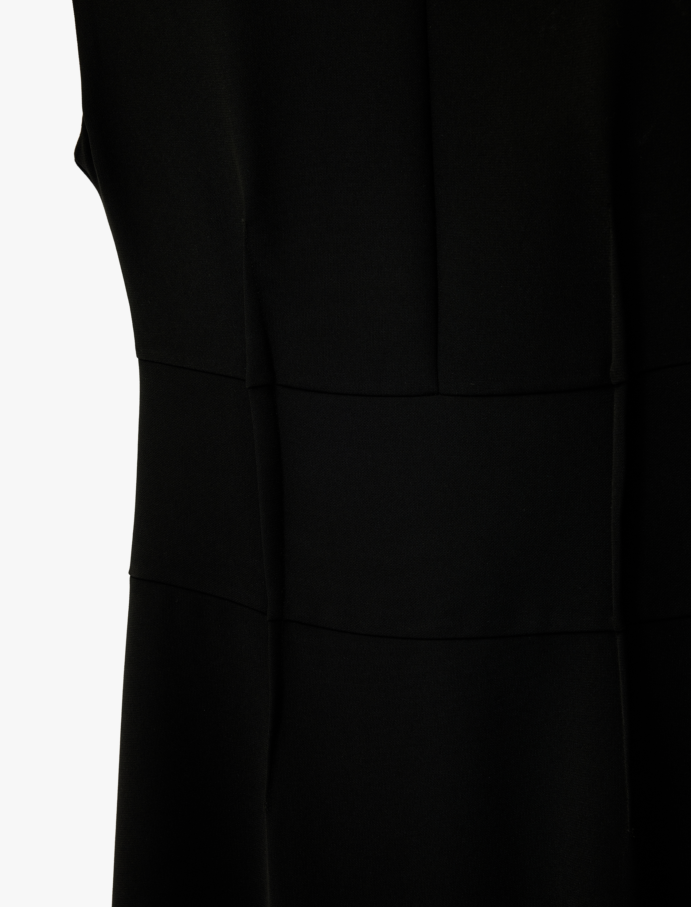   Kolsuz Bisiklet Yaka Dikiş Detaylı Midi Elbise