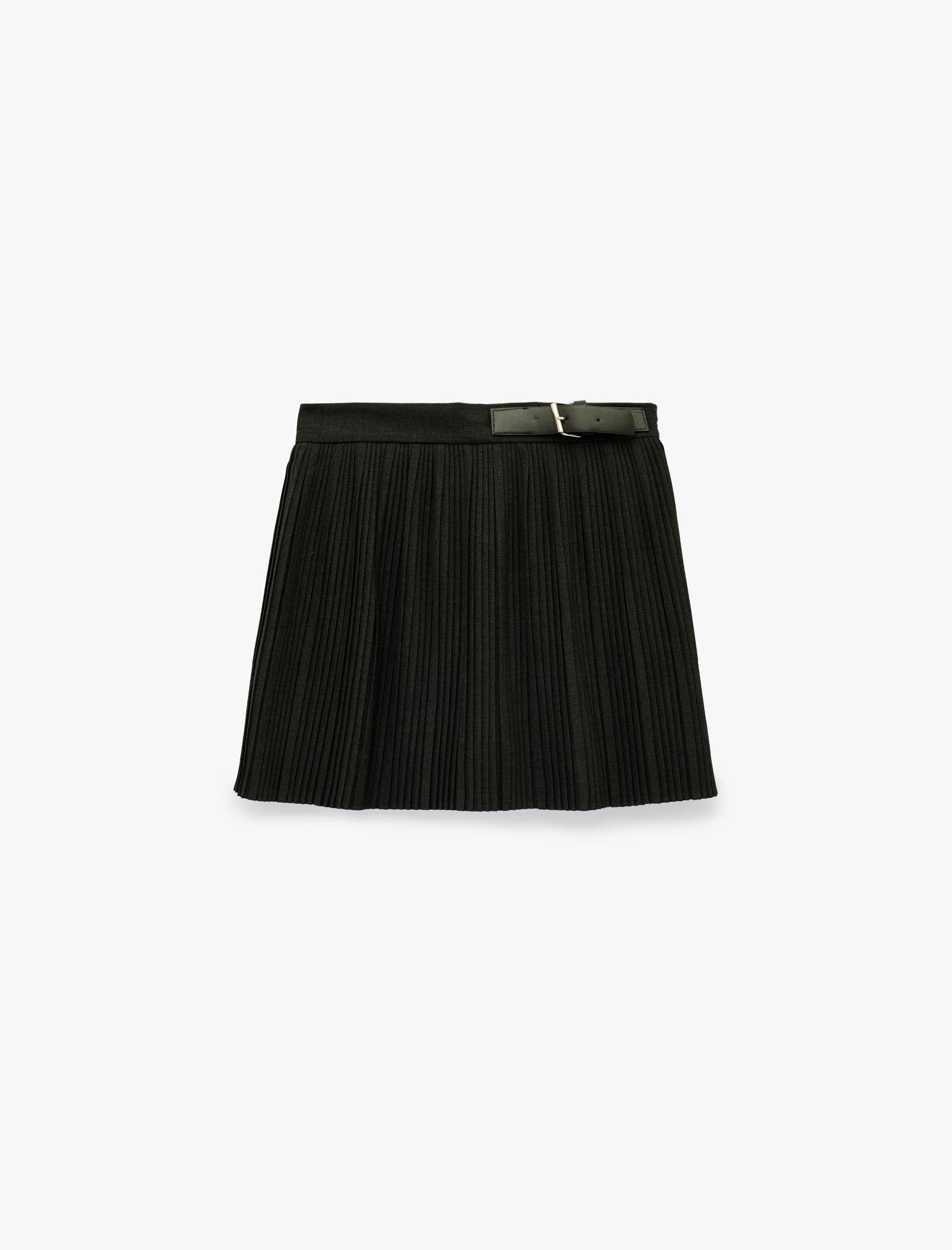   Koton X Sibil Çetinkaya - Yarım Kemer Detaylı Mini Pileli Etek