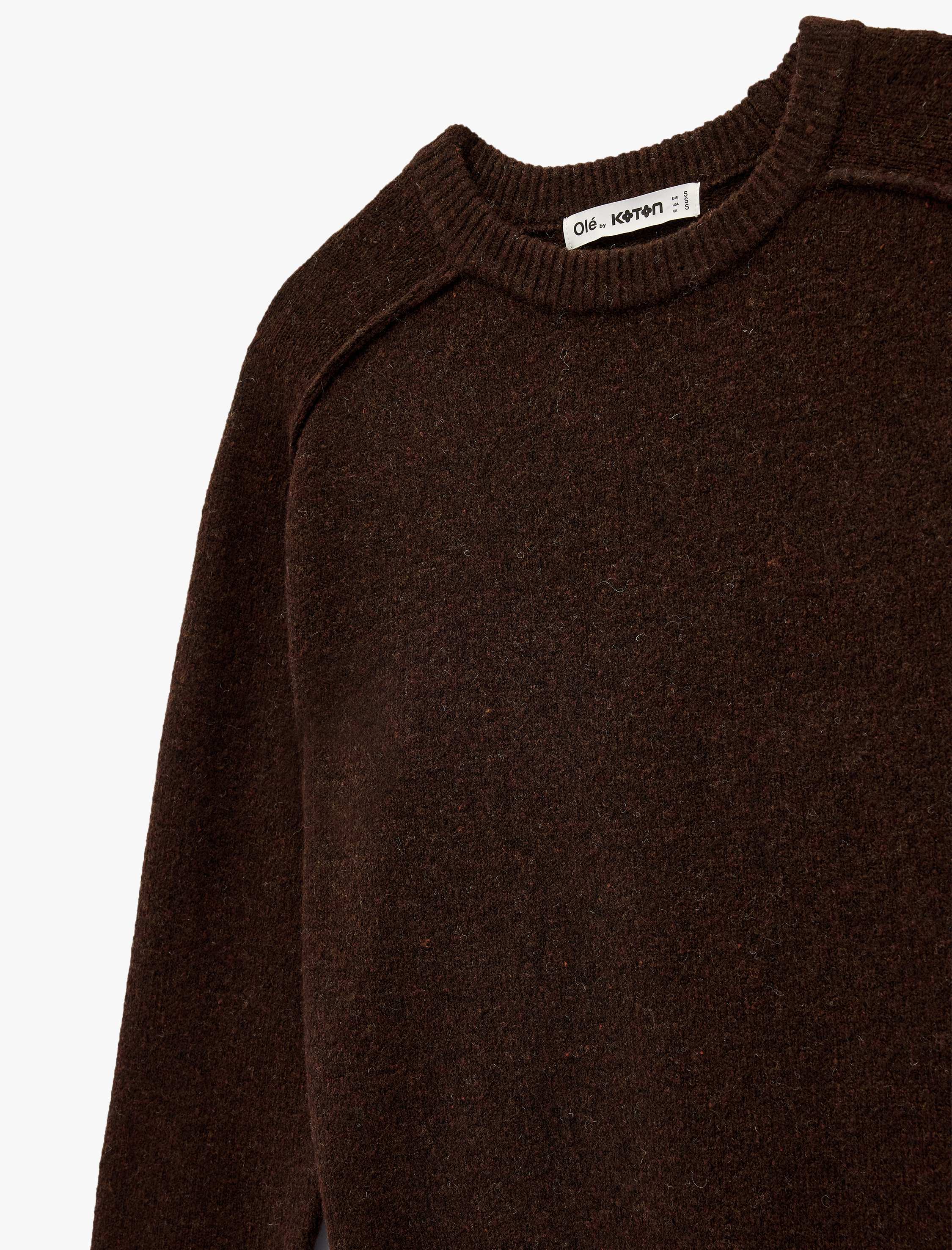   Uzun Kollu Bisiklet Yaka Dikiş Detaylı Basic Triko Kazak