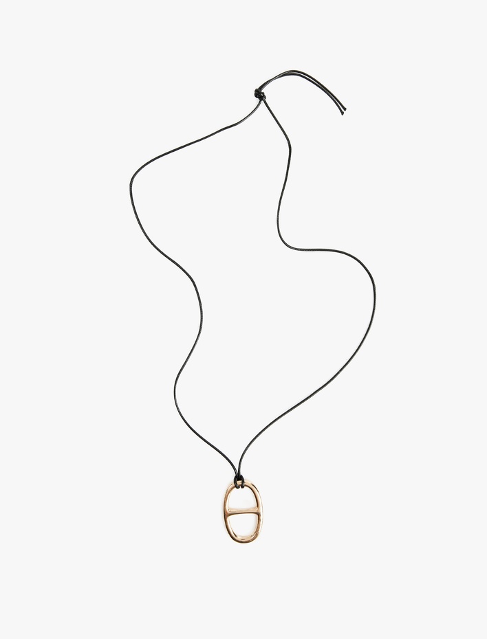 Kadın Oval Charmlı Kolye