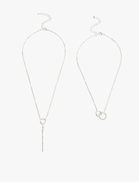 Sallantılı Halka Kolye