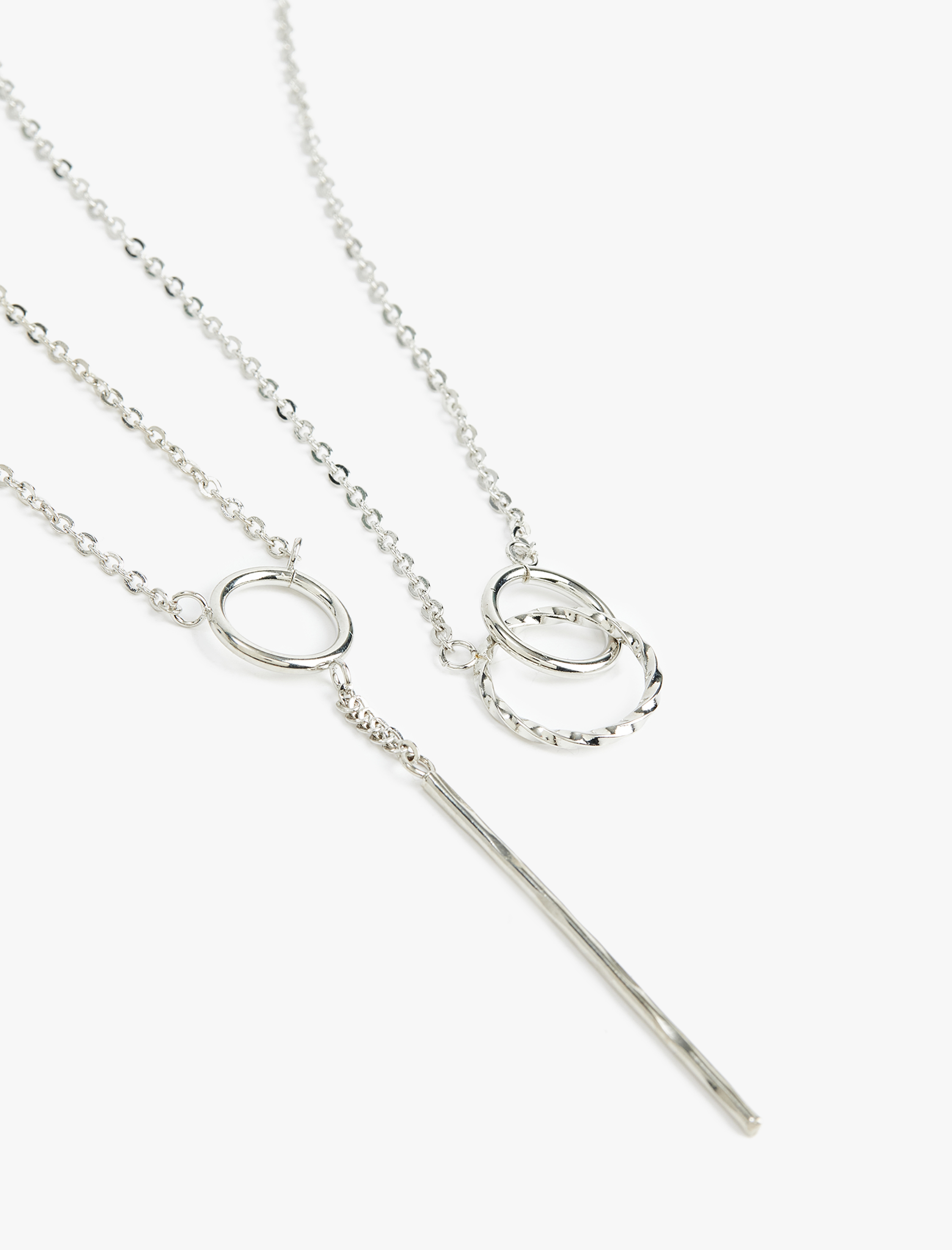  Kadın Sallantılı Halka Kolye