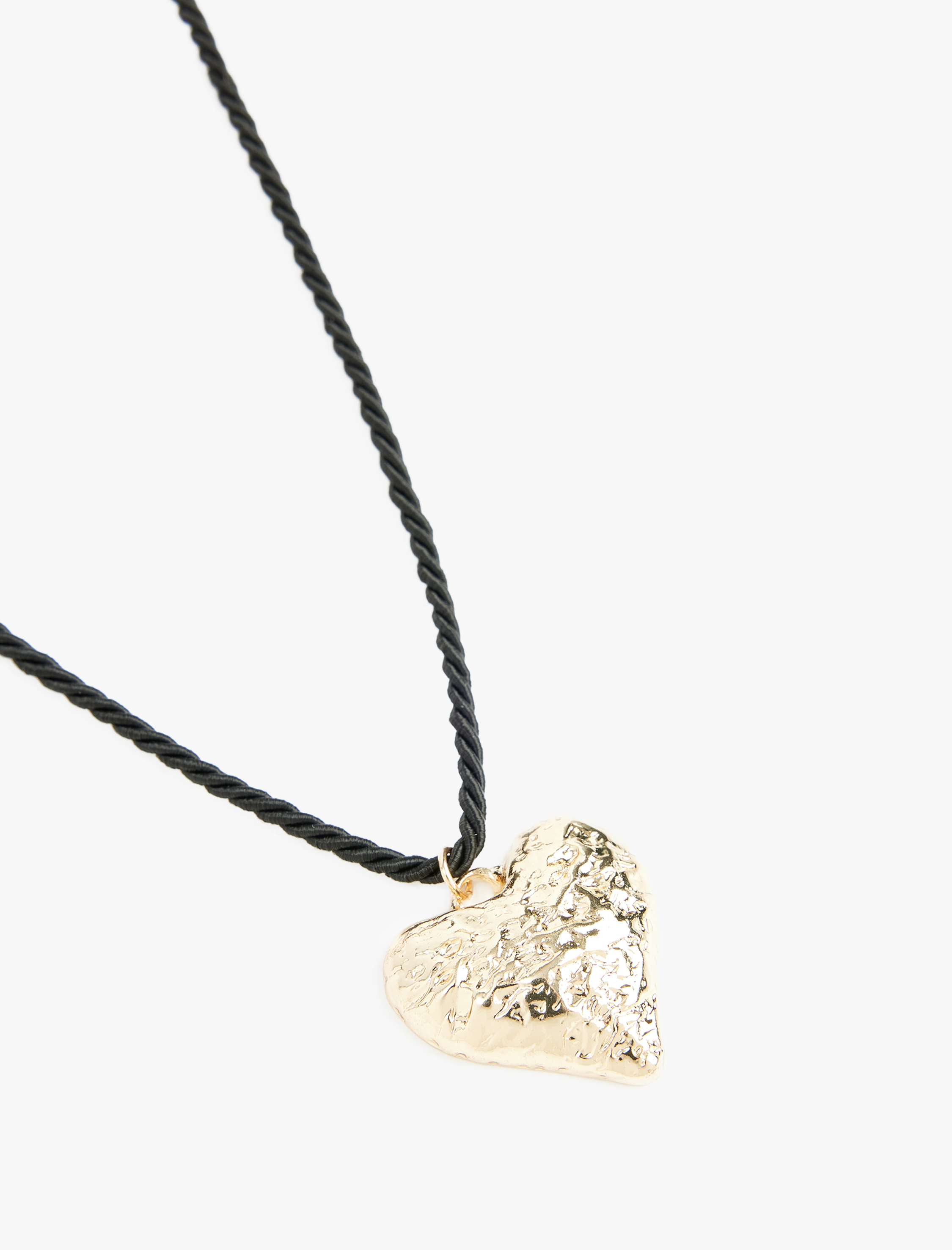  Kadın Dokulu Kalp Kolye