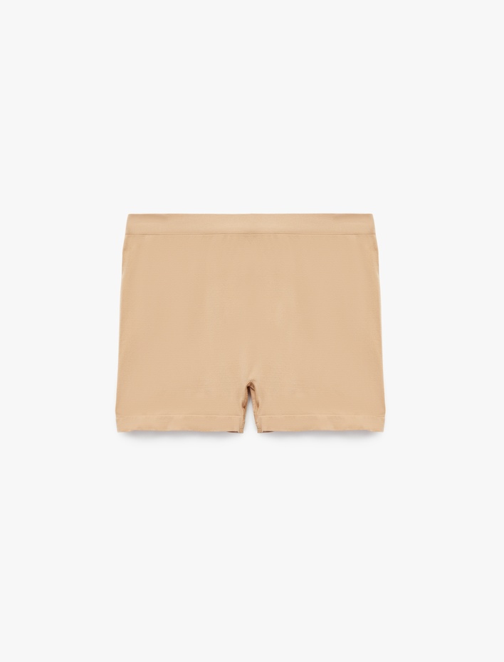  Yüksek Bel Rahat Kalıp Dikişsiz Hipster Külot