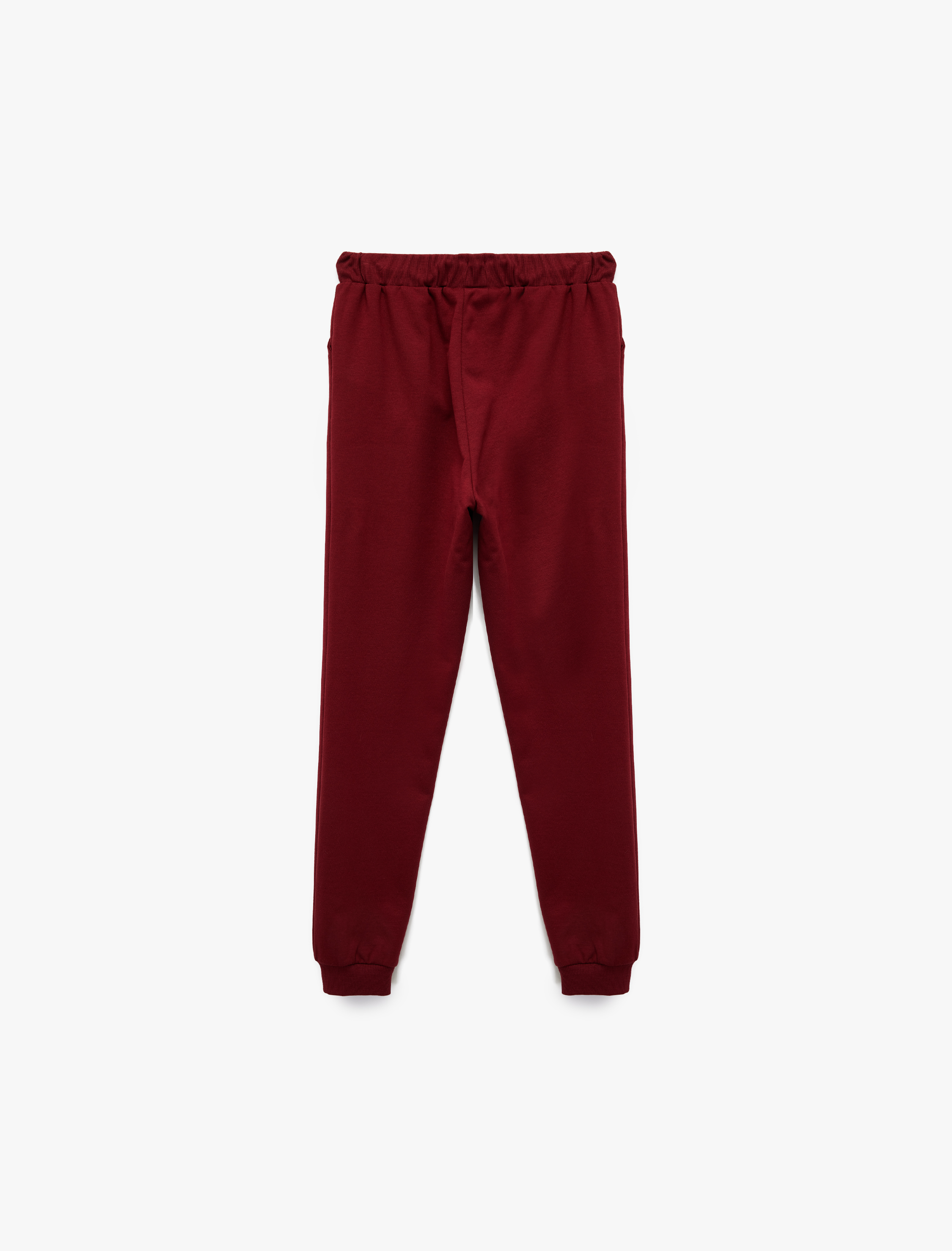  Erkek Çocuk Pamuklu Cepli Beli Bağlamalı Şardonlu Basic Okul Eşofman Altı