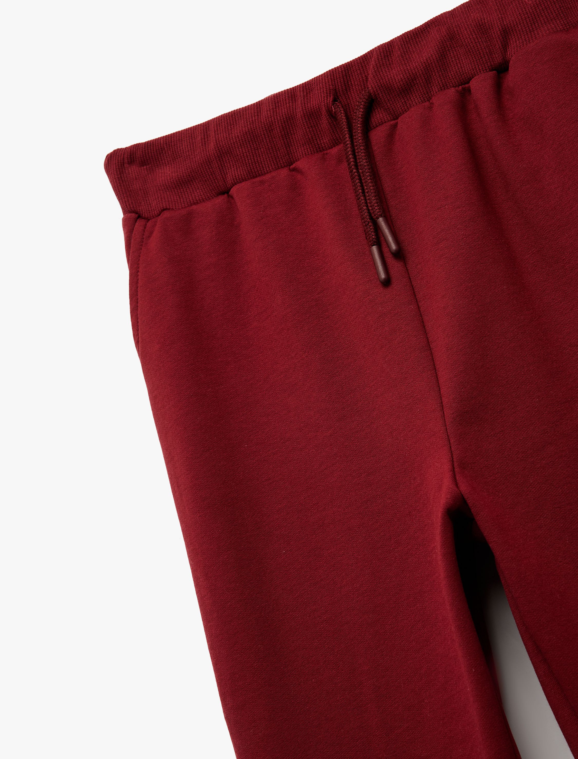  Erkek Çocuk Pamuklu Cepli Beli Bağlamalı Şardonlu Basic Okul Eşofman Altı