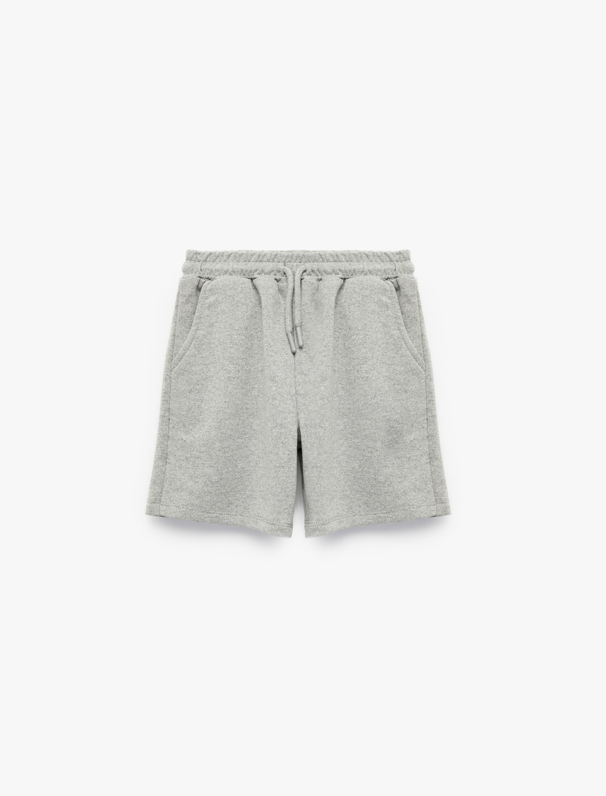 Koton Beli Bağcıklı Cepli Basic Şort