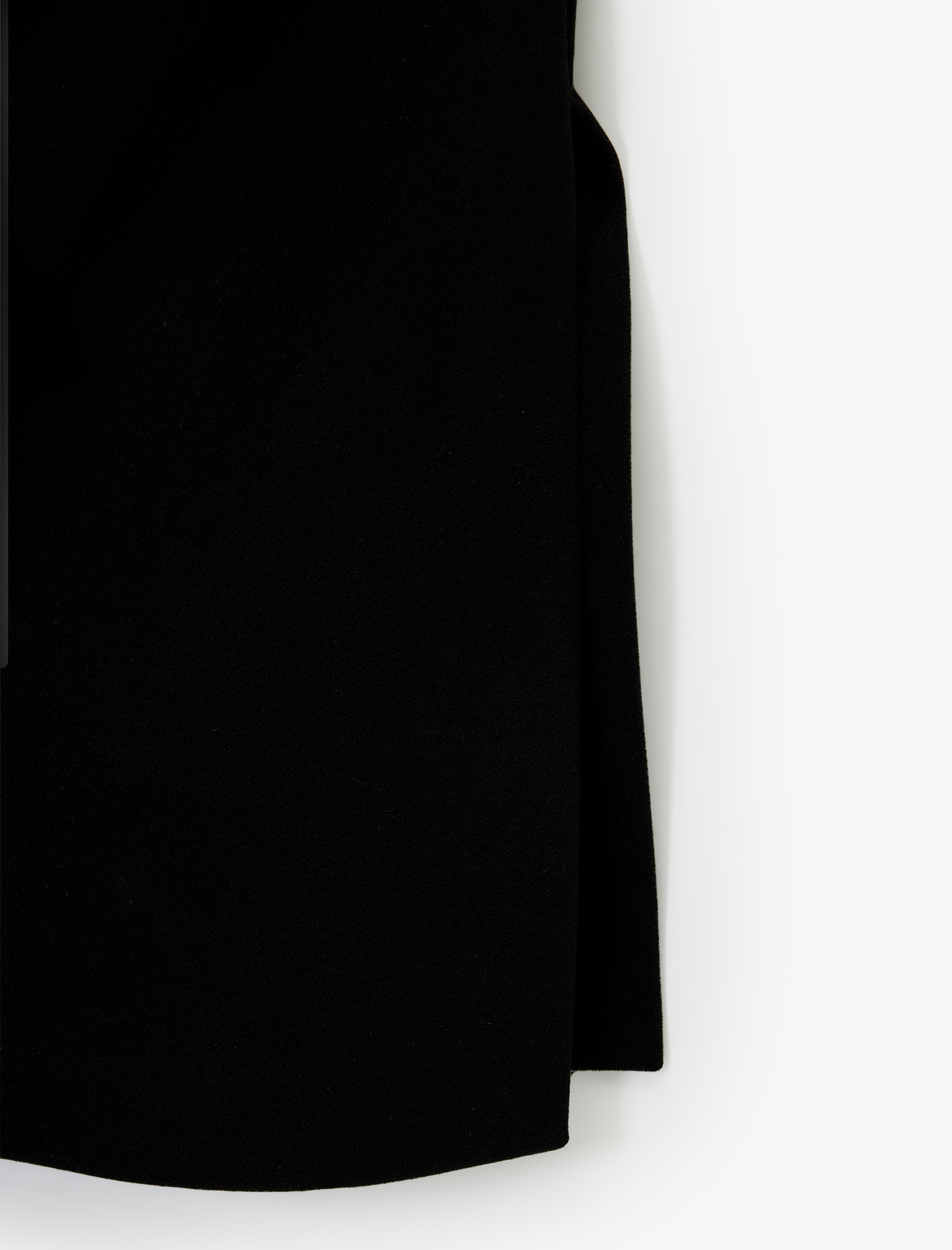   Uzun Kollu Cepli Kemerli Uzun Kaşe Kaban