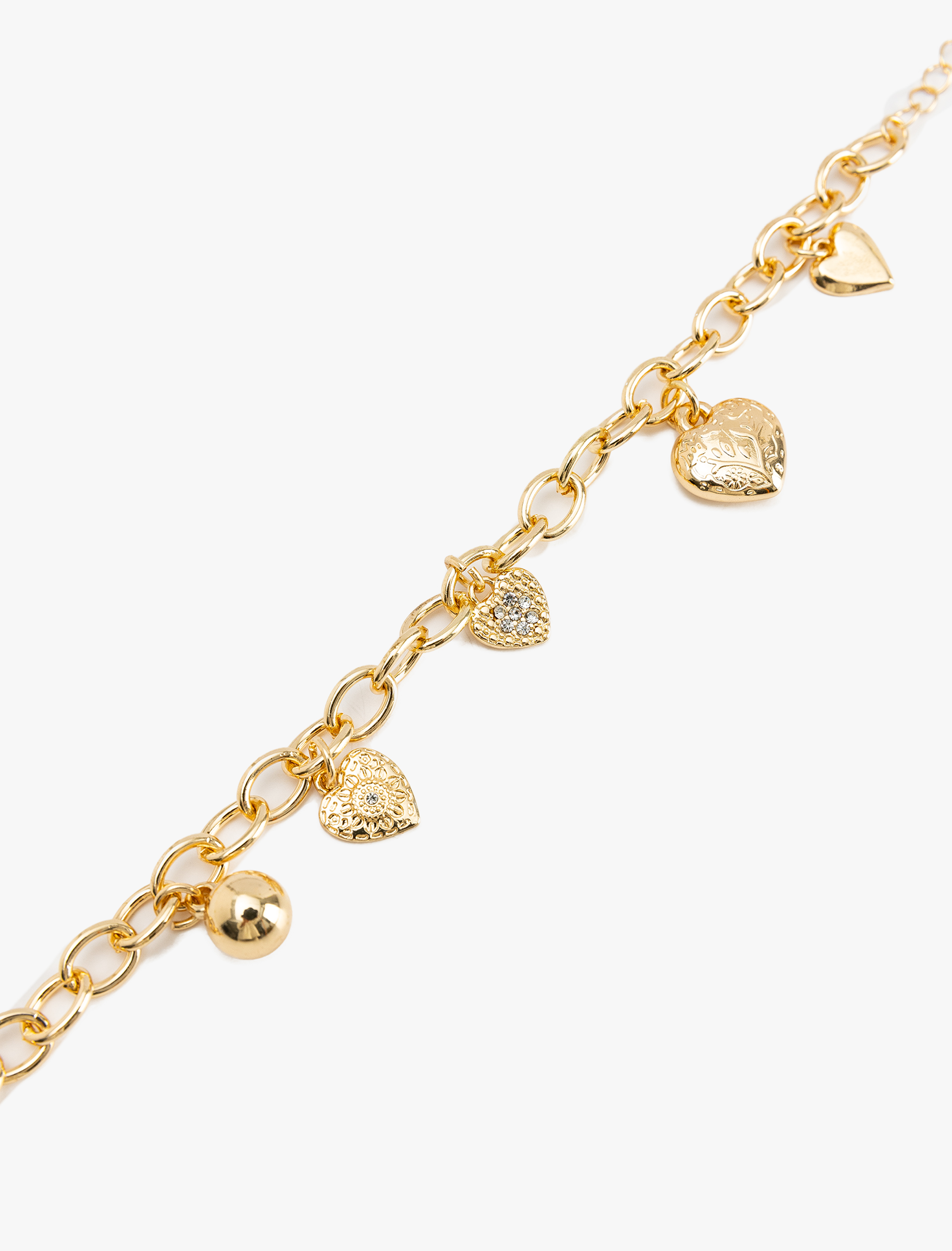  Kadın Zincir Bileklik Kalp Detaylı