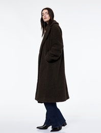 Koton X Şahika Ercümen - Sherpa Kaban Oversize Cepli