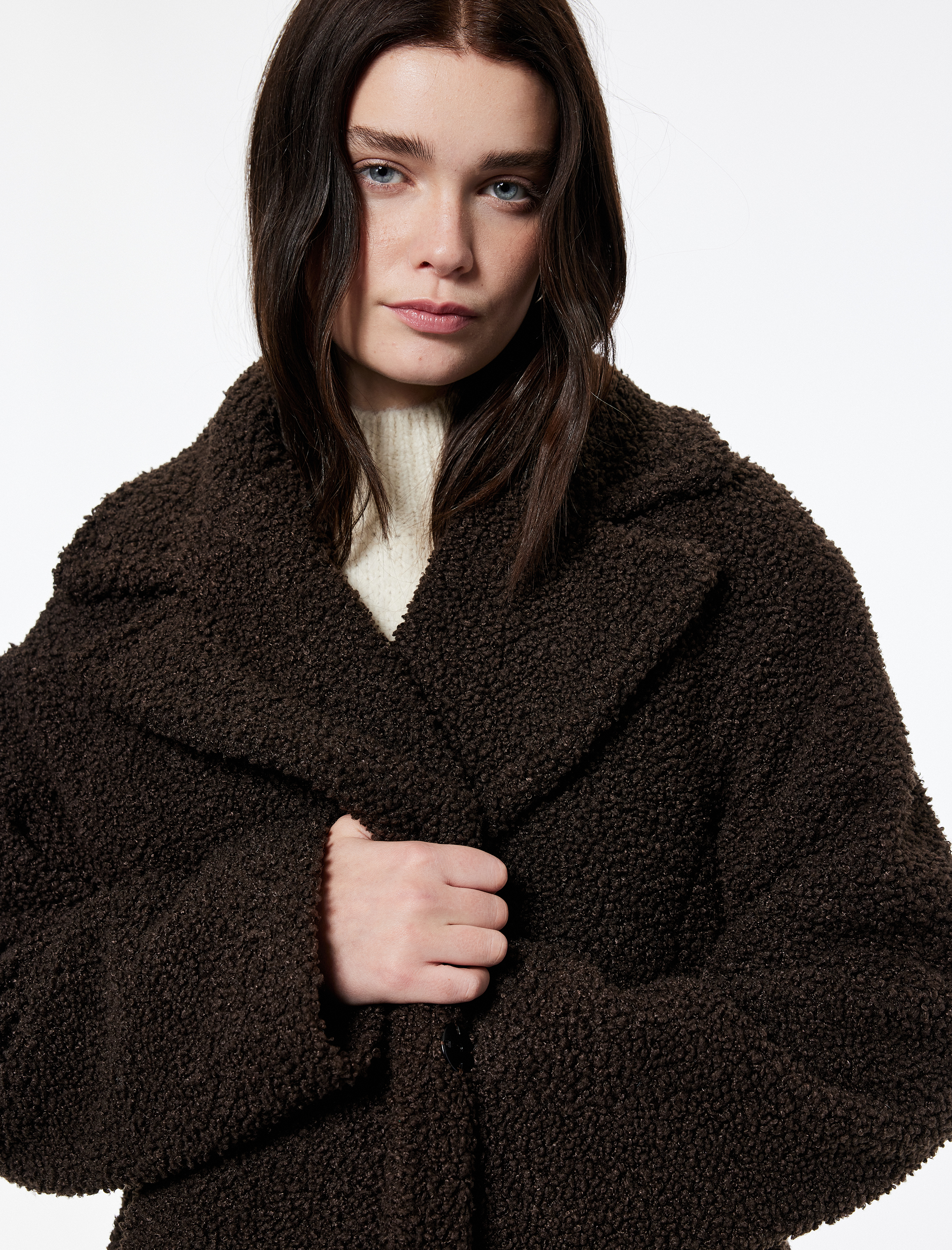   Koton X Şahika Ercümen - Sherpa Kaban Oversize Cepli