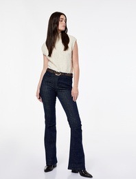 Koton X Şahika Ercümen - Dik Yaka Triko Pullu Payetli Süveter