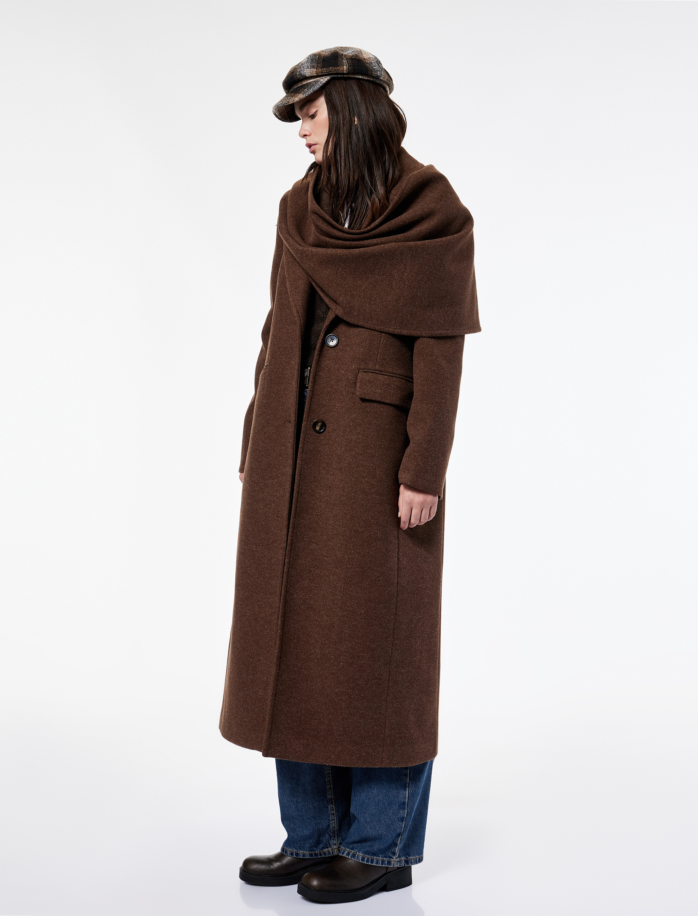   Koton X Şahika Ercümen - Yarım Fermuarlı Dik Yaka Triko Süveter