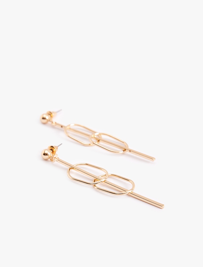 Kadın Geometrik Küpe Sallantılı