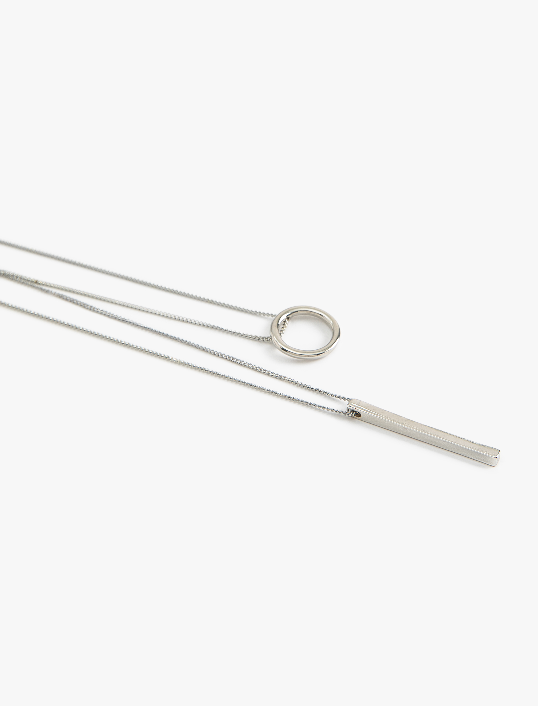  Kadın Zincir Kolye Katlı Geometrik Desenli