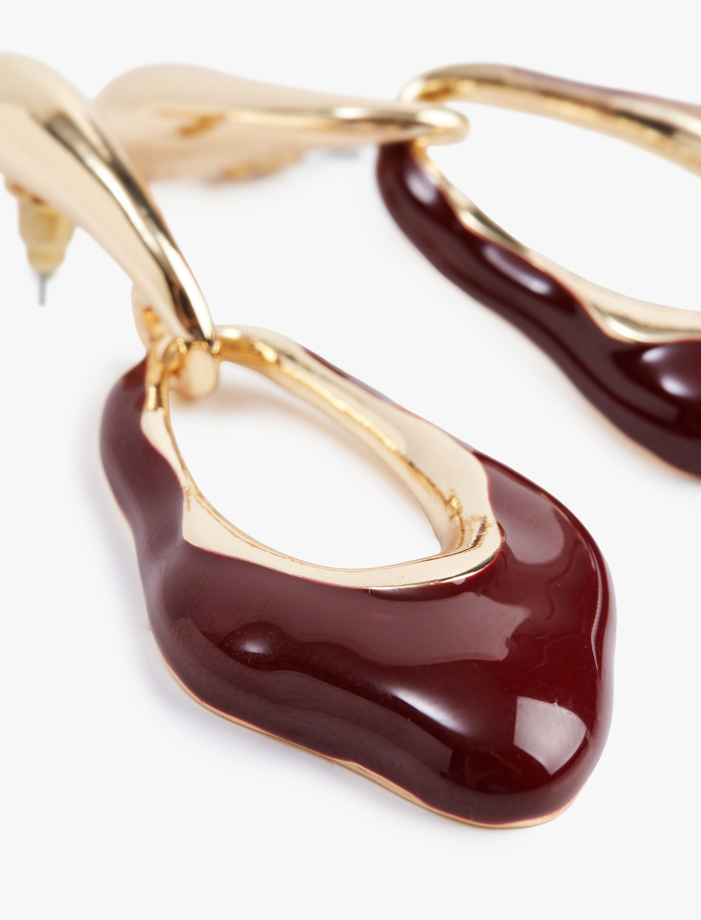  Kadın Sallantılı Büyük Boy Soyut Küpe