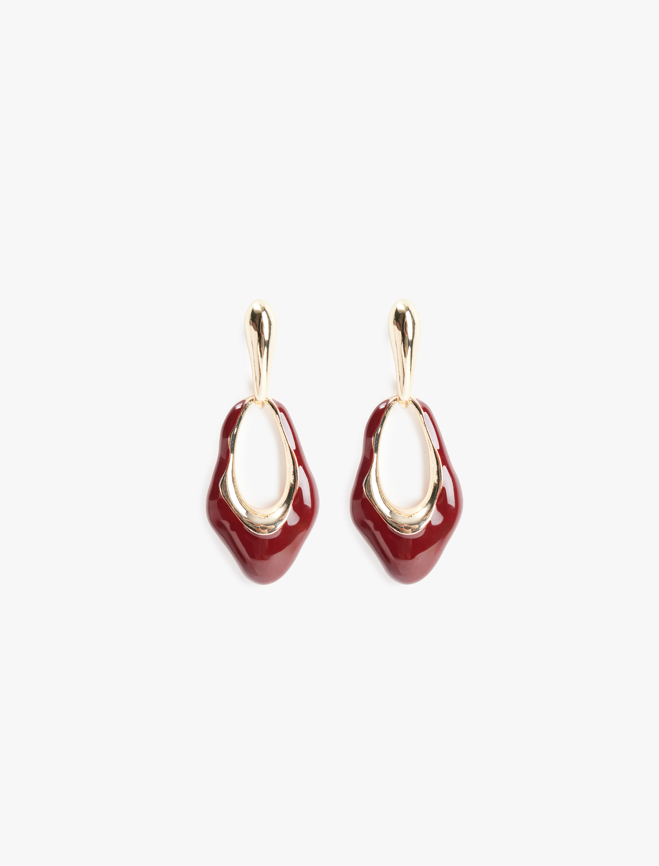  Kadın Sallantılı Büyük Boy Soyut Küpe