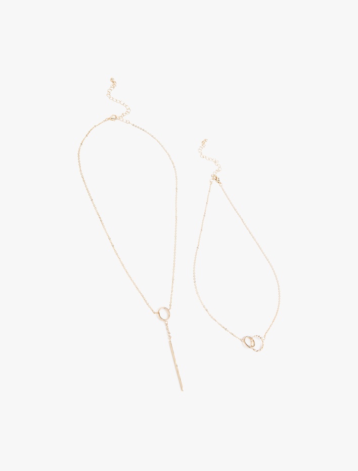 Kadın Sallantılı Halka Kolye