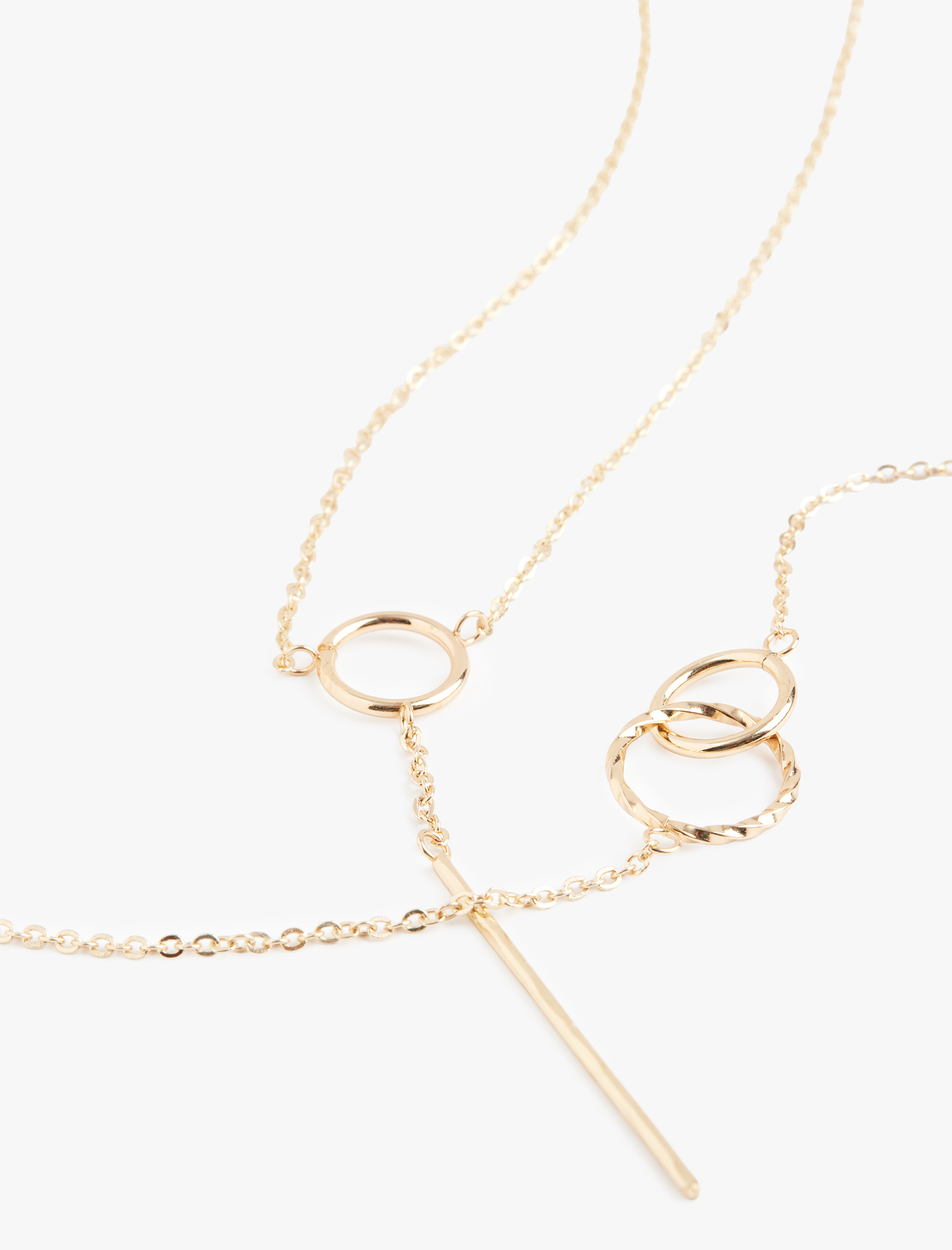  Kadın Sallantılı Halka Kolye