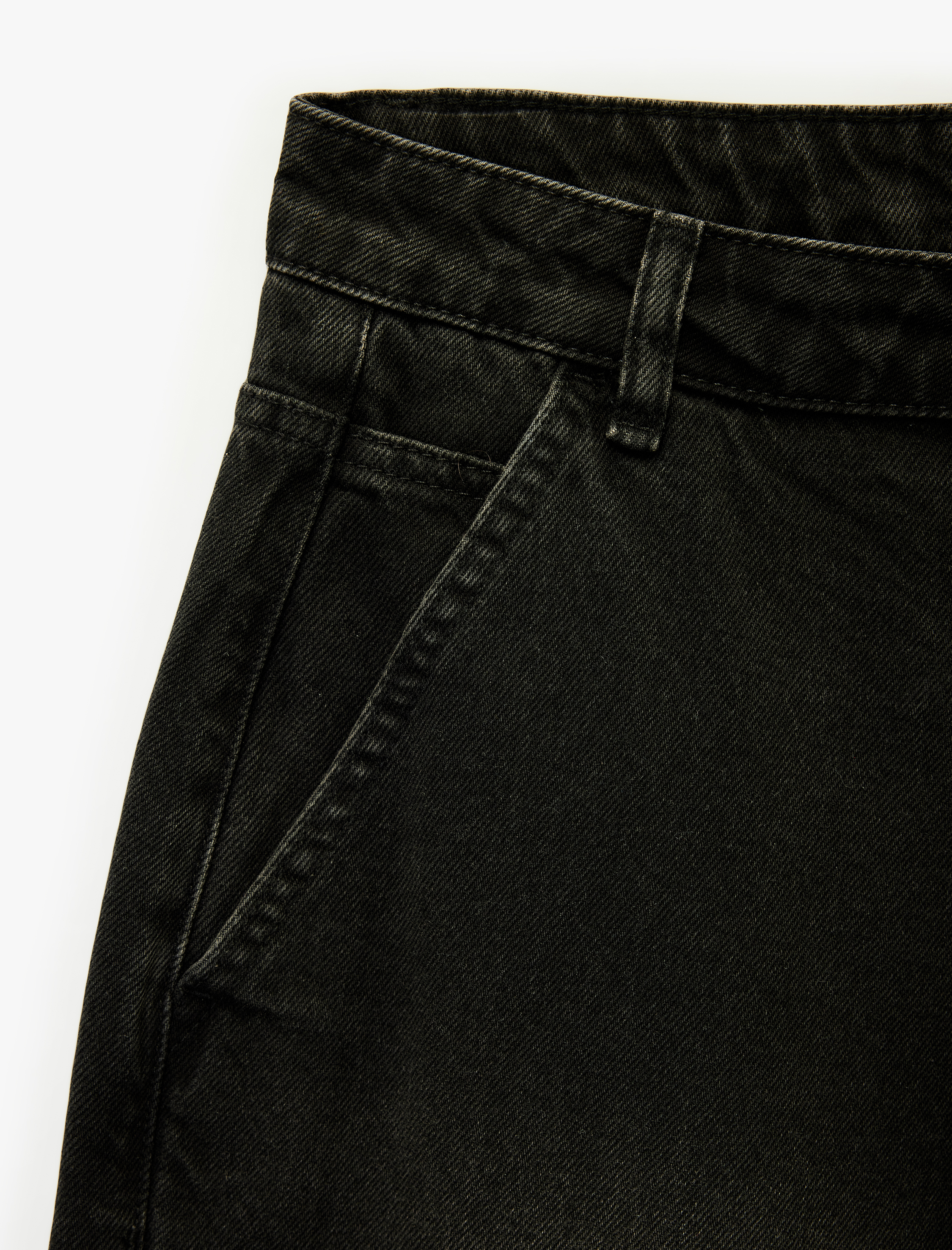   Regular Fit Pamuklu Cepli Normal Bel Skater Jean Pantolon