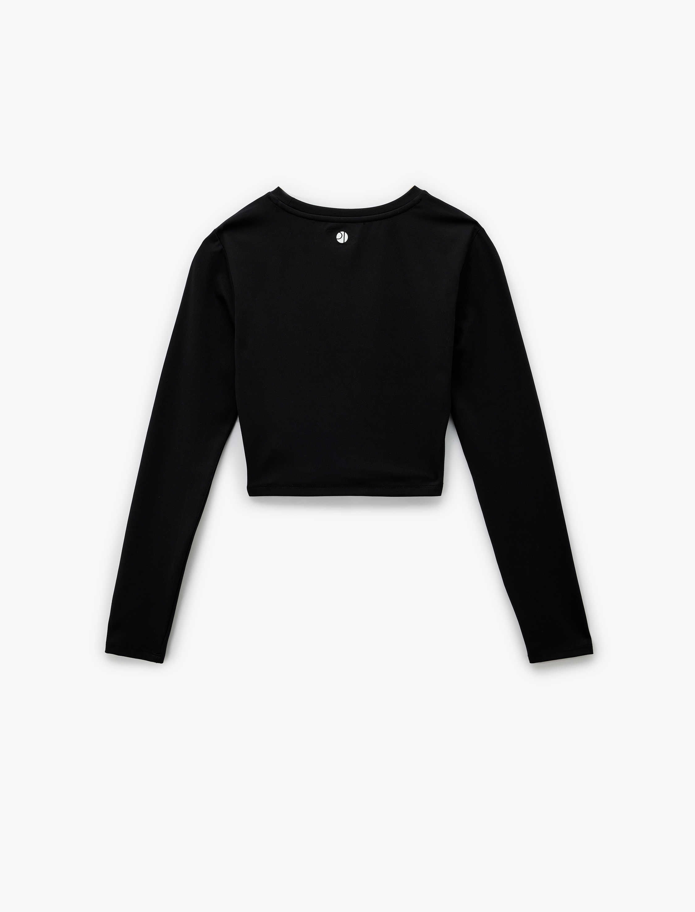   Uzun Kollu Bisiklet Yaka Slim Fit Spor Tişört