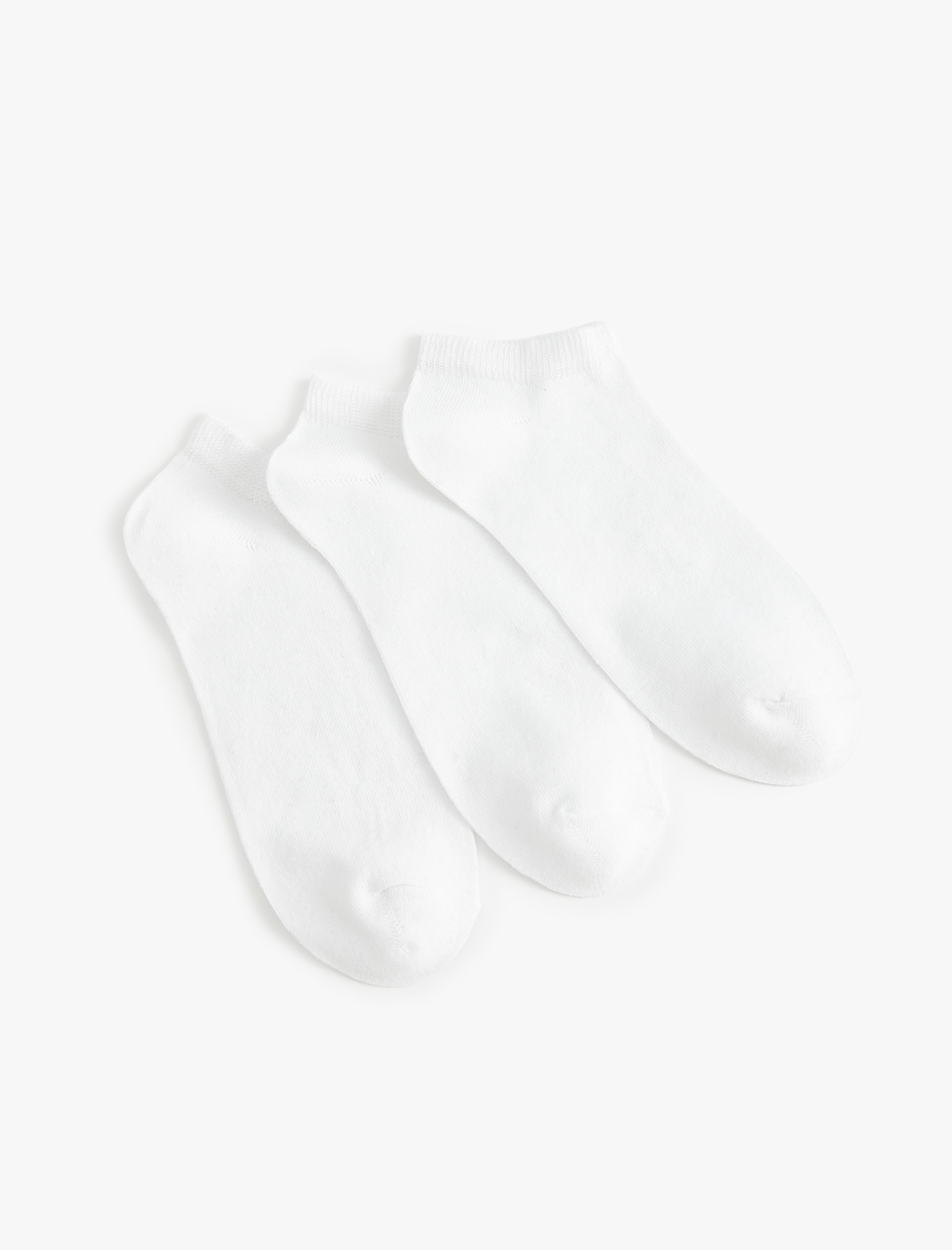  Kadın Basic 3'lü Patik Çorap Seti