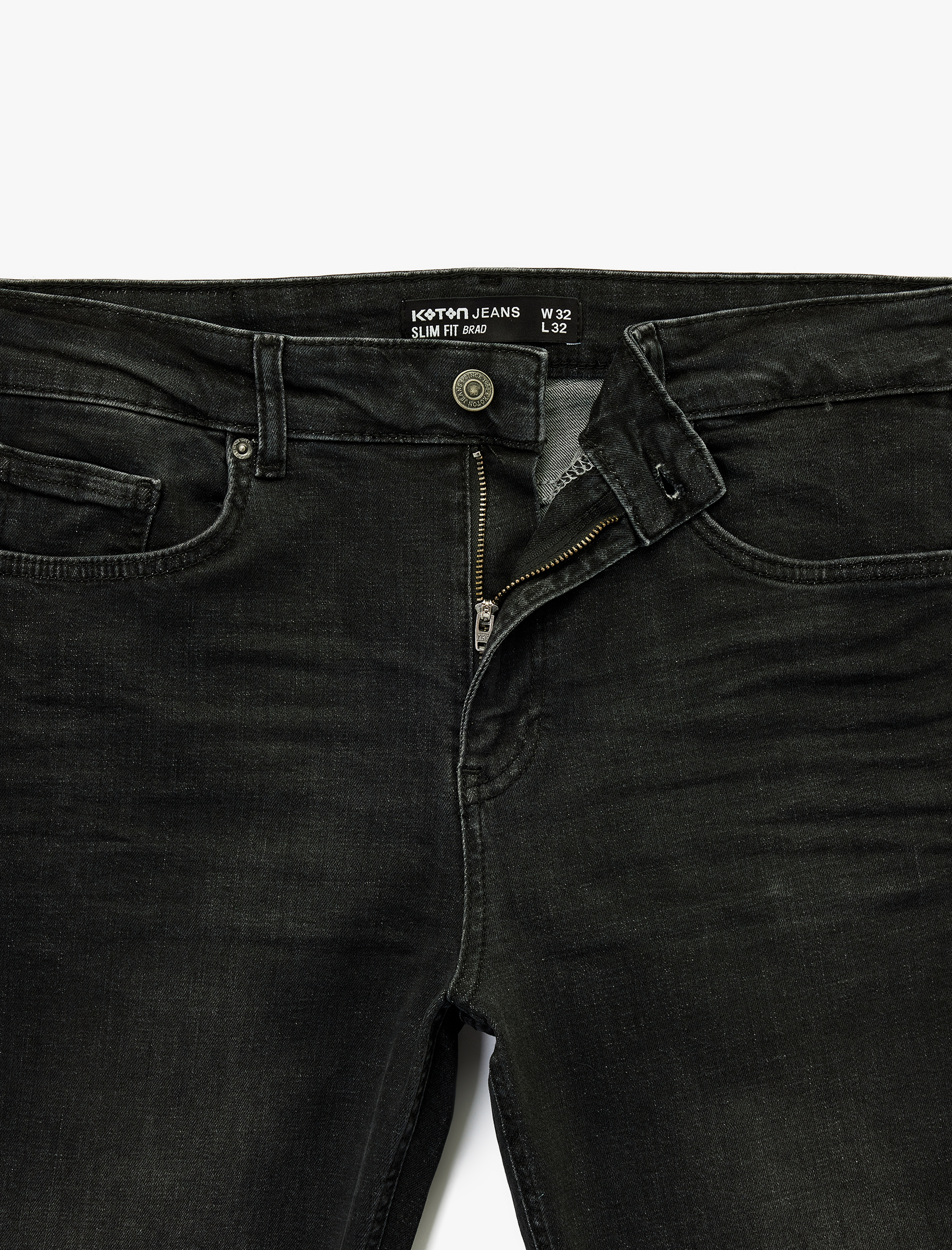   Pamuklu Cepli Normal Bel Slim Fit Jean Pantolon - Brad Jean