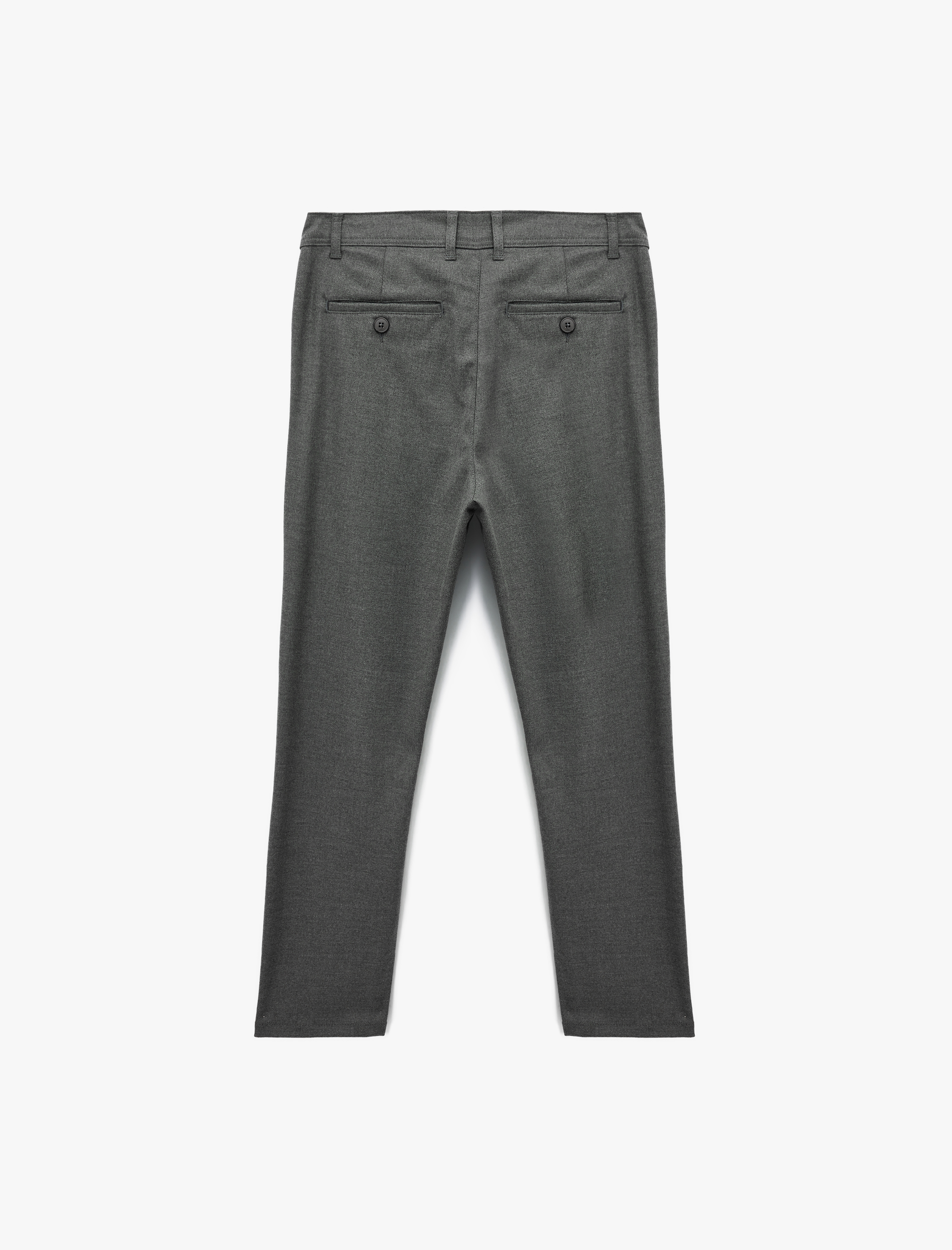   Slim Fit Cepli Viskon Karışımlı Kumaş Pantolon