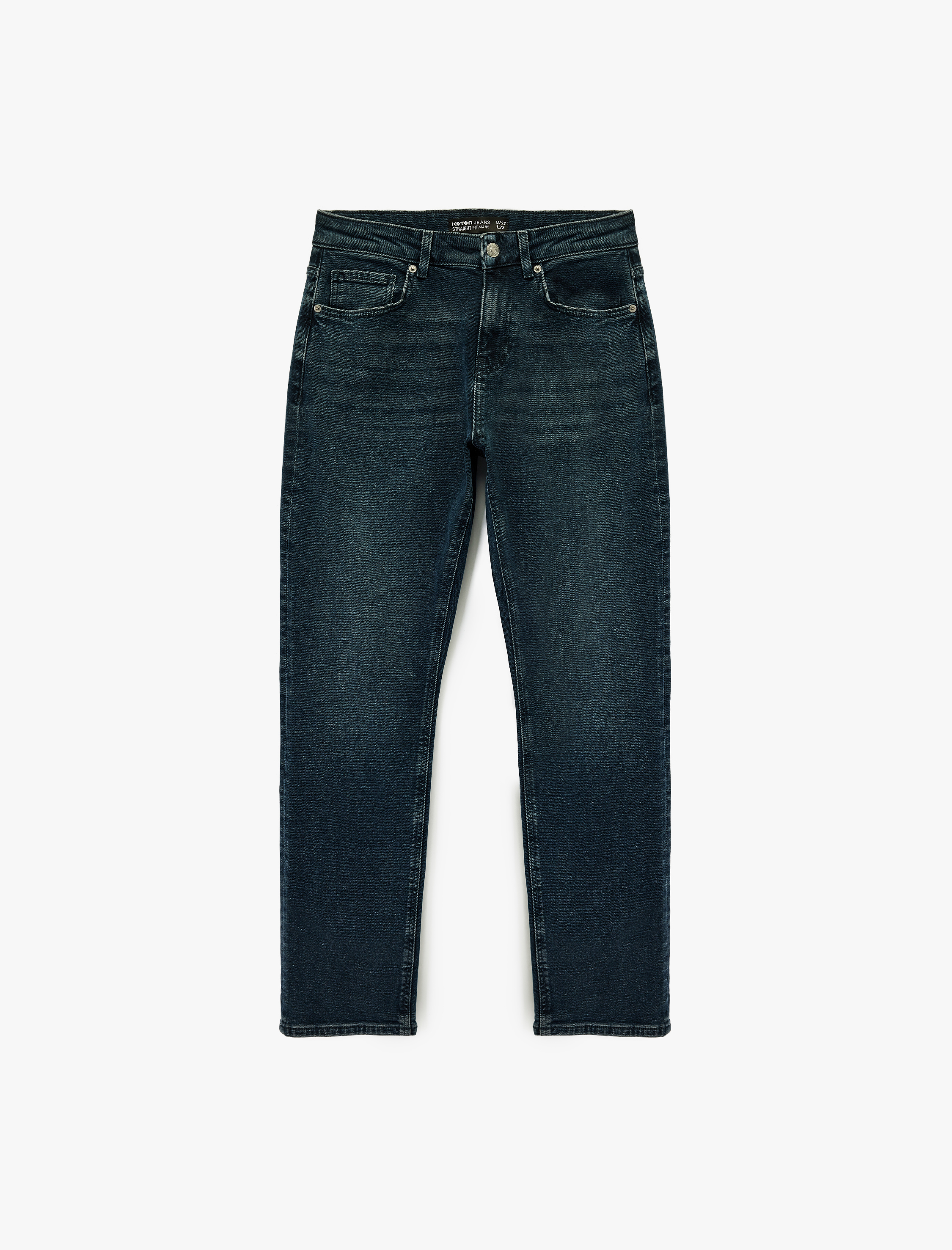   Normal Bel Pamuklu Straight Fit Jean Pantolon - Mark Jean