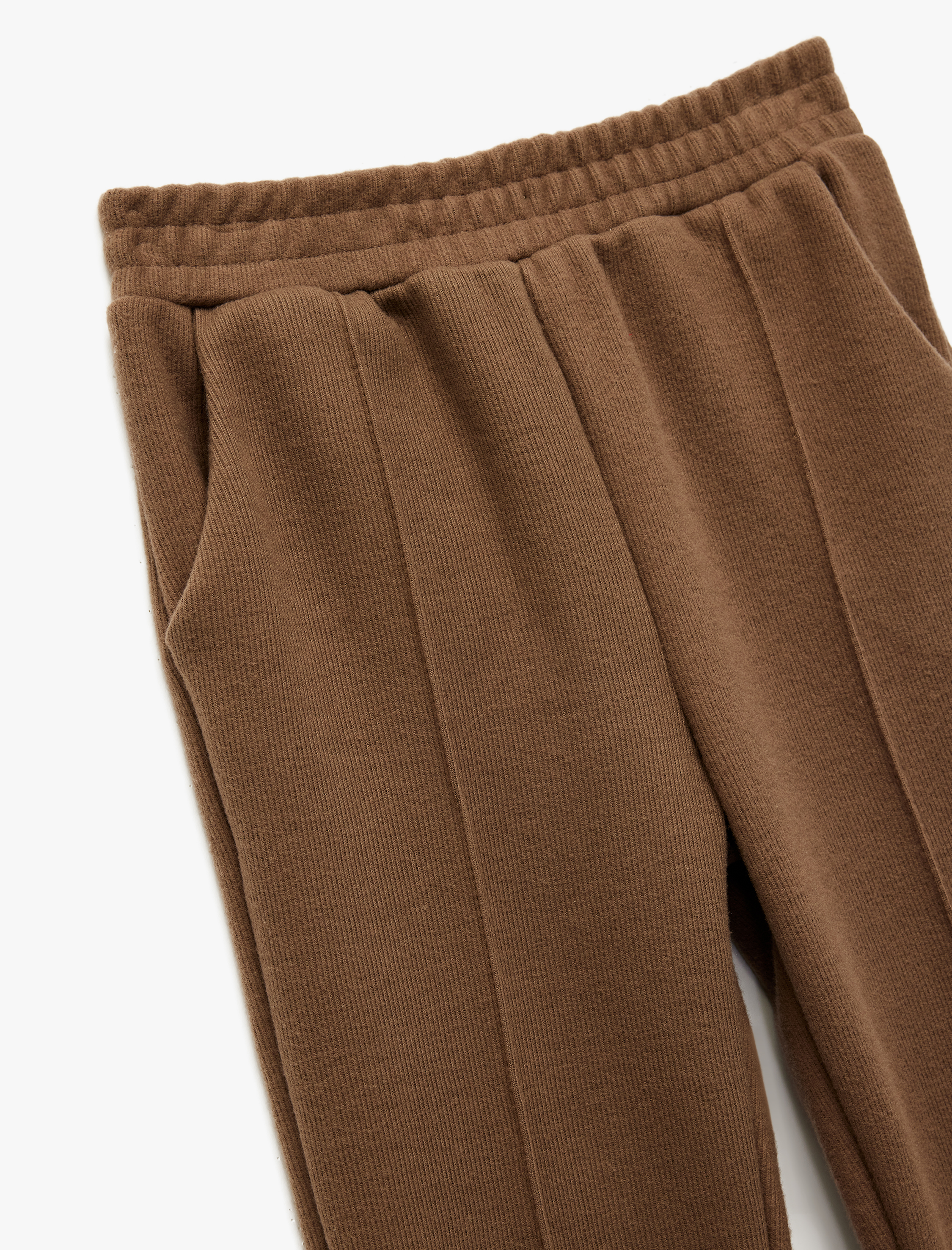  Kız Çocuk Beli Lastikli Cepli Havuç Kesim Pantolon