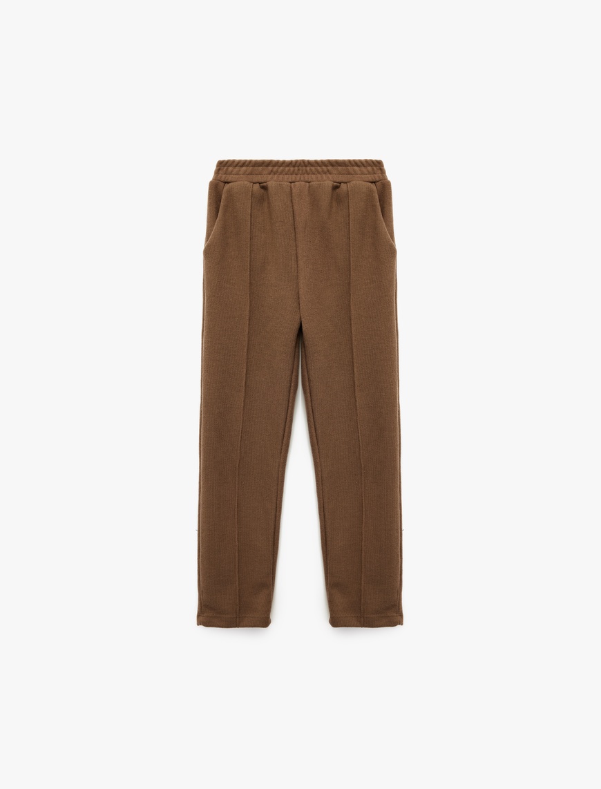 Koton Beli Lastikli Cepli Havuç Kesim Pantolon