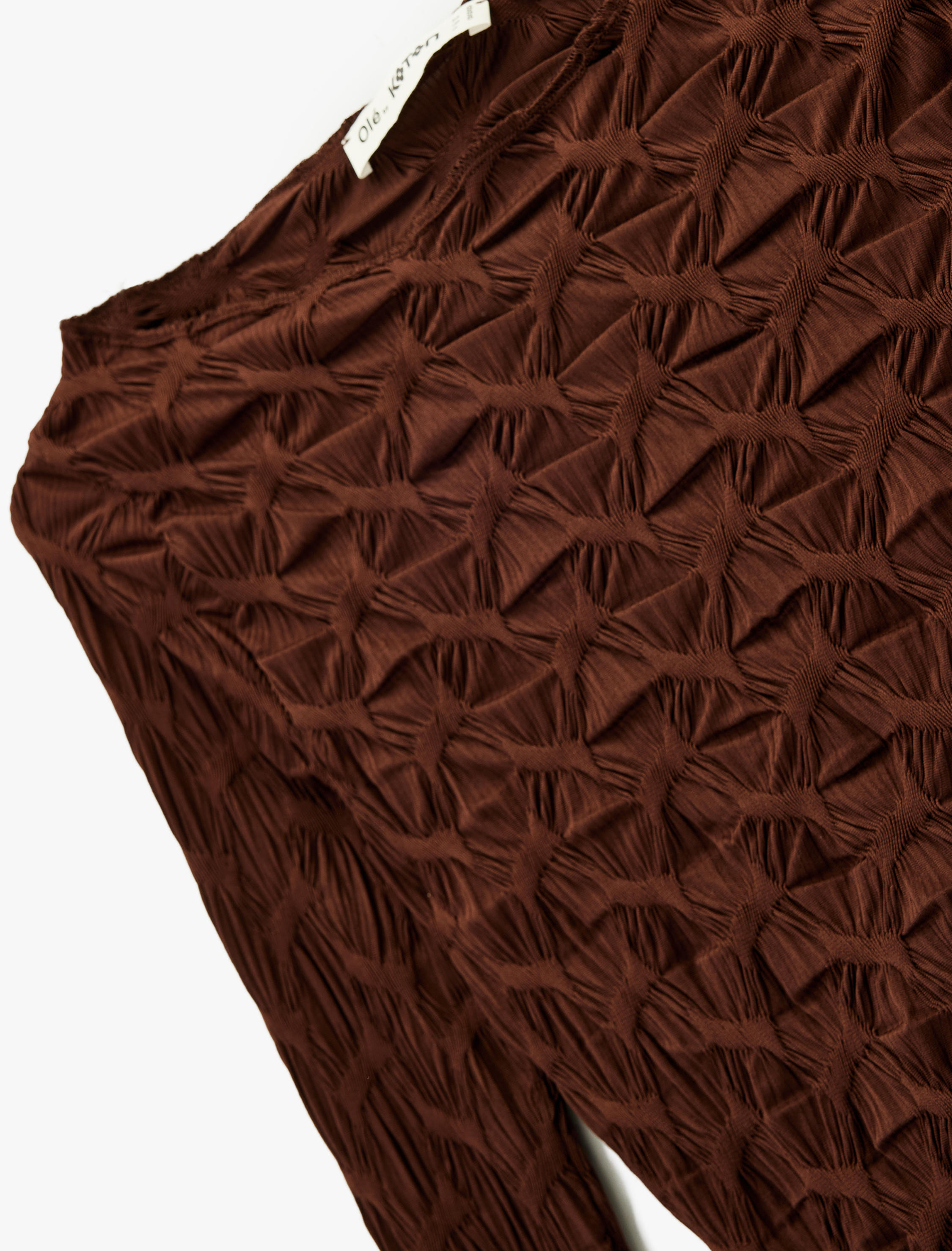   Uzun Kollu Dokulu Kayık Yaka Slim Fit Crop Tişört