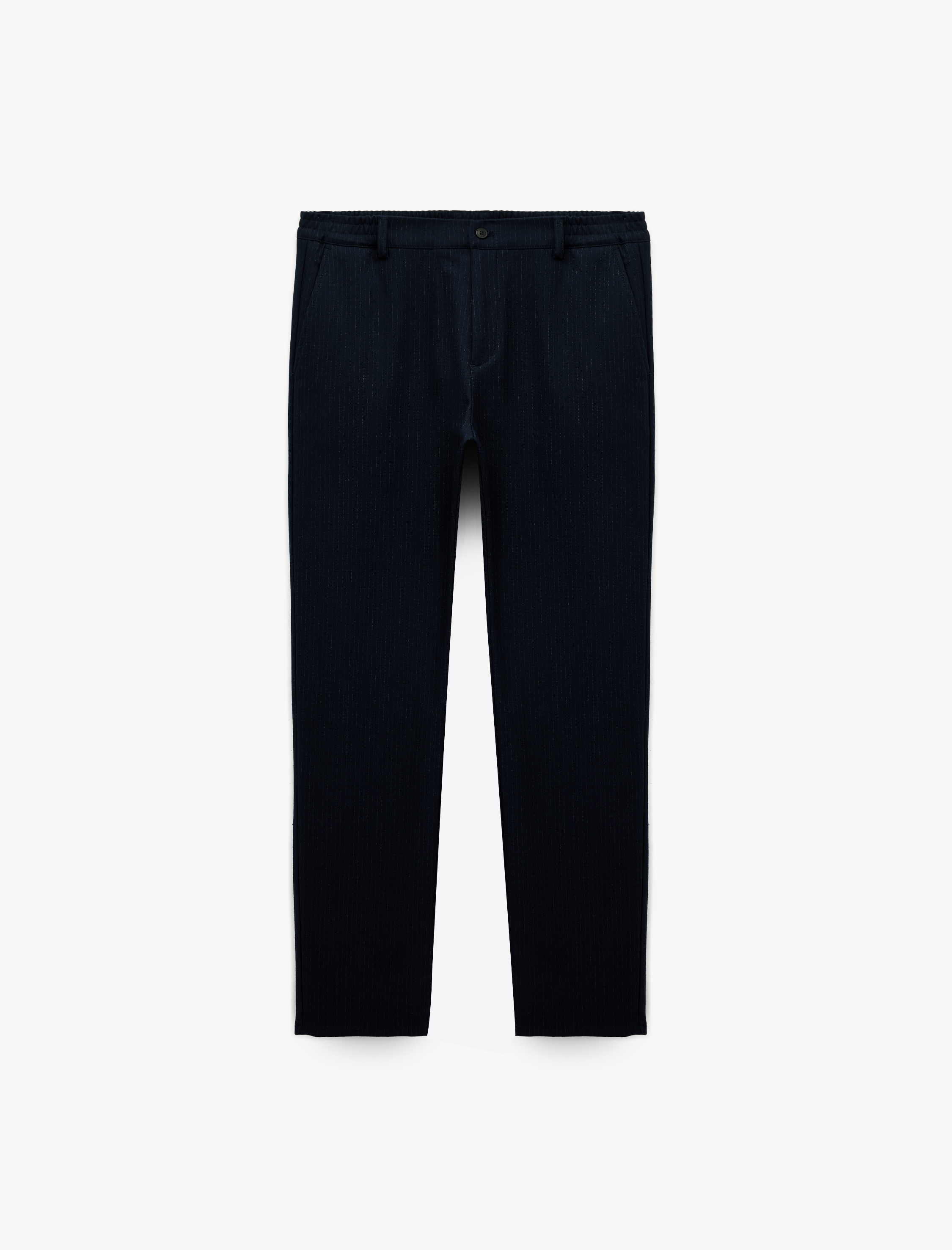   Regular Fit Viskon Karışımlı Cepli Düğmeli Kumaş Pantolon