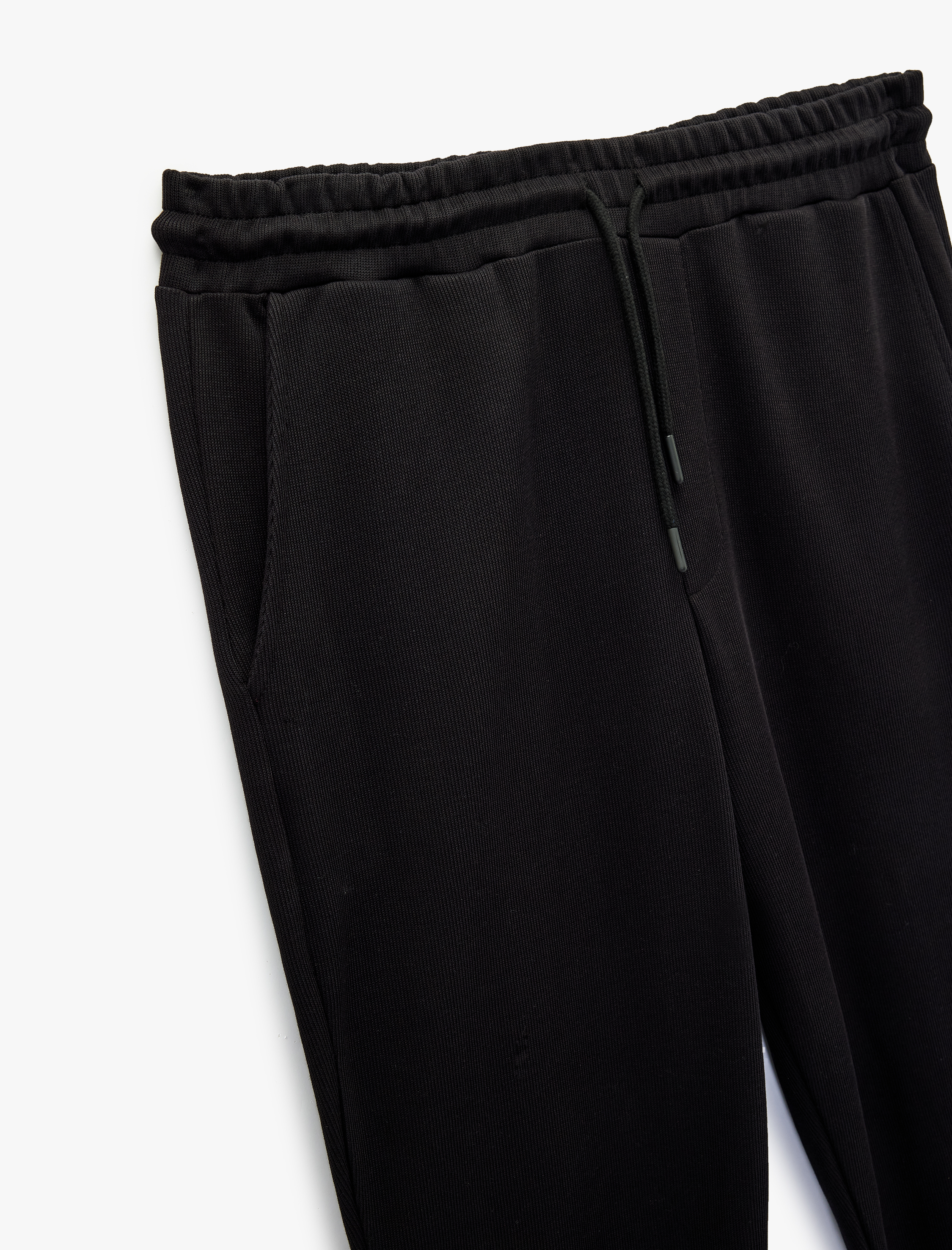   Pamuklu Regular Fit Cepli Beli Bağcıklı Eşofman Altı