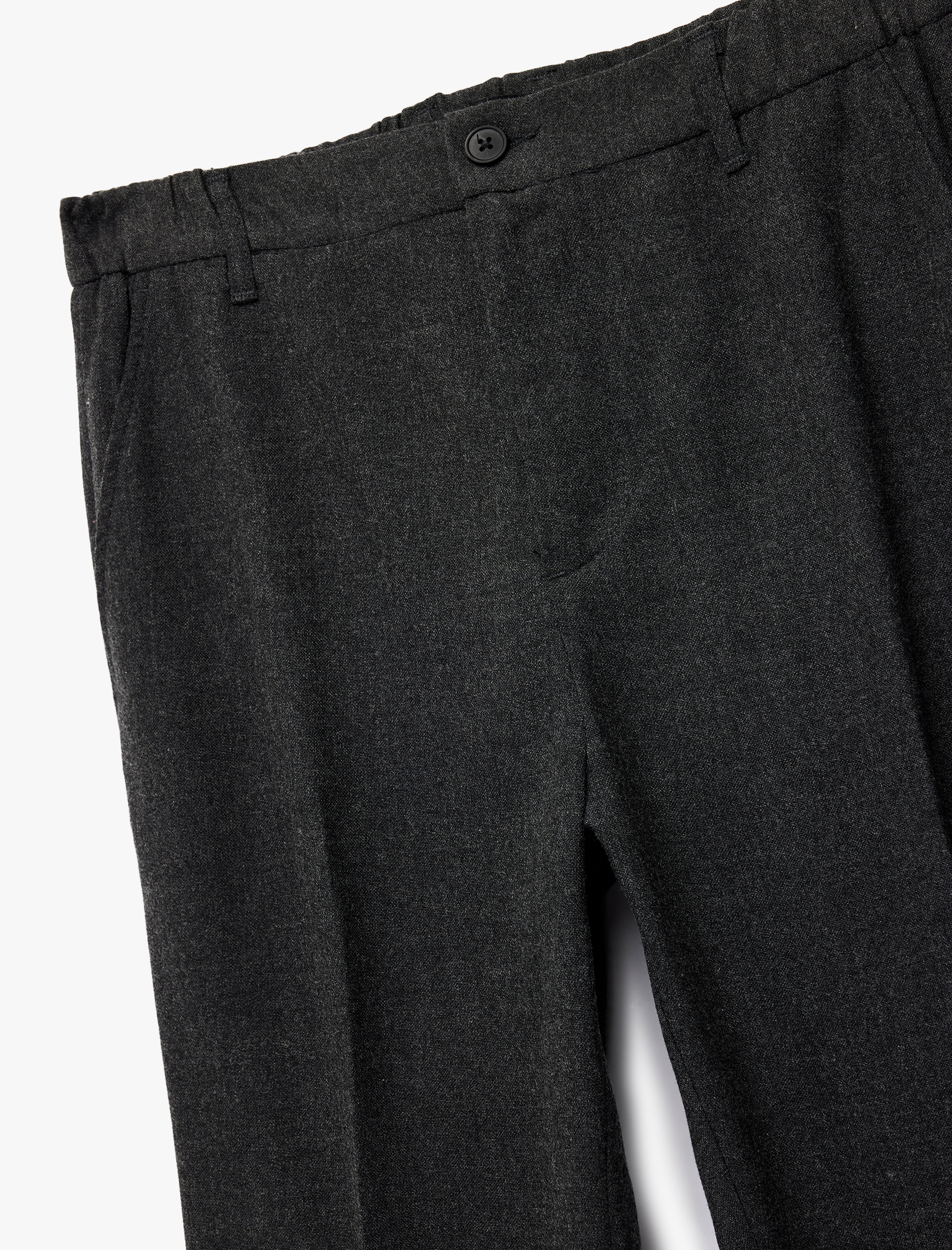   Viskon Karışımlı Cepli Slim Fit Kumaş Pantolon