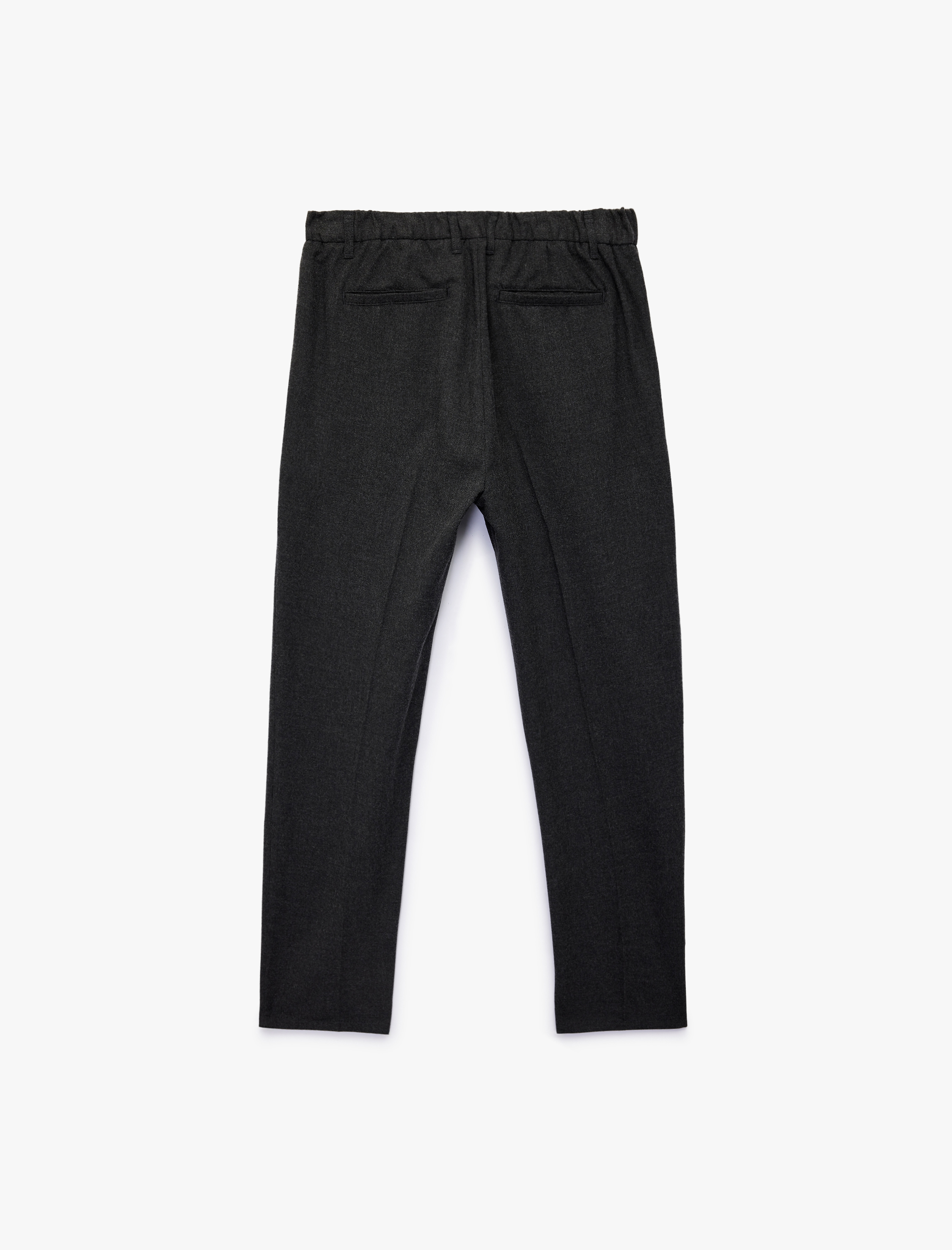   Viskon Karışımlı Cepli Slim Fit Kumaş Pantolon