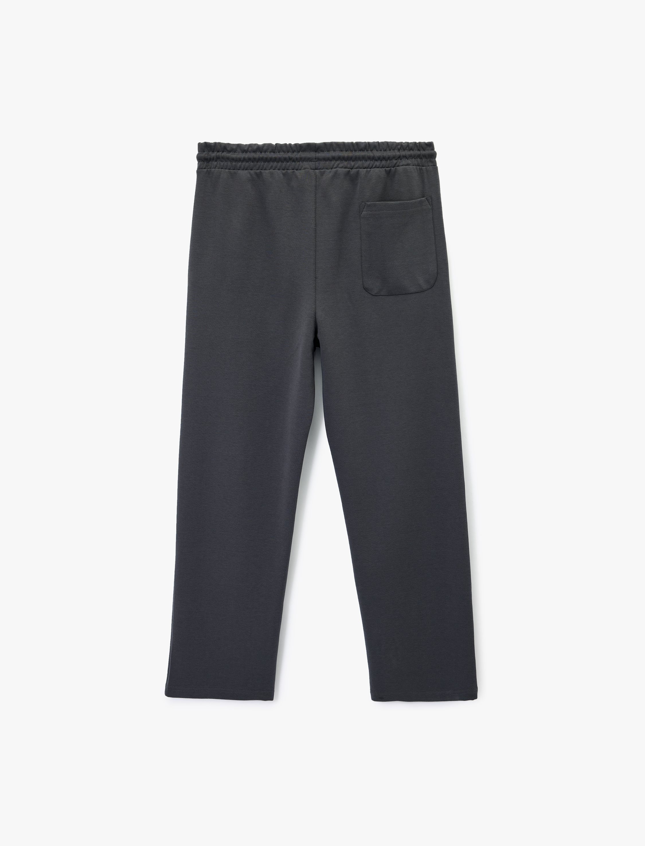   Pamuklu Rahat Kalıp Cepli Geniş Paça Spor Eşofman Altı