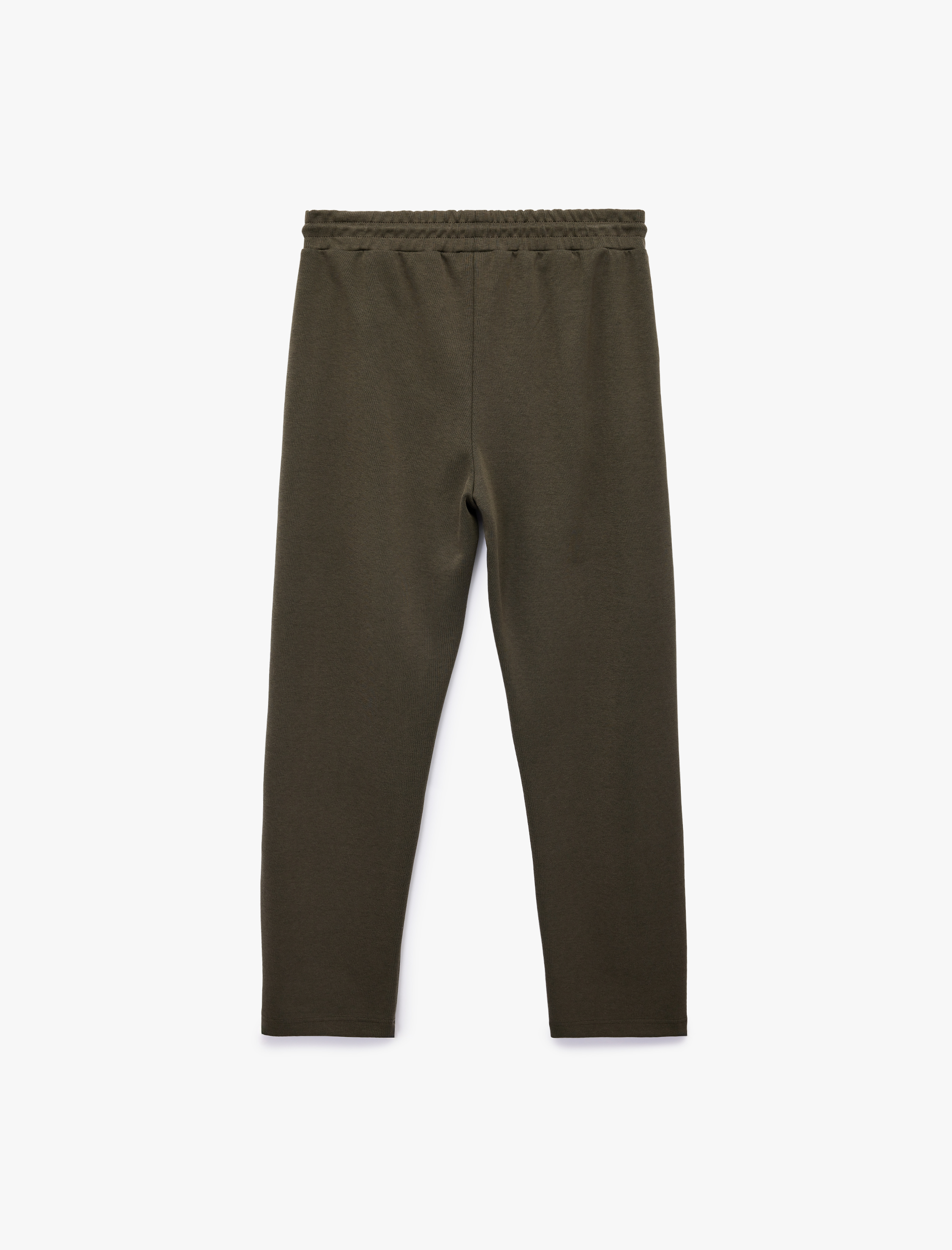   Pamuklu Cepli Çizgi Detaylı Beli Bağcıklı Eşofman Altı