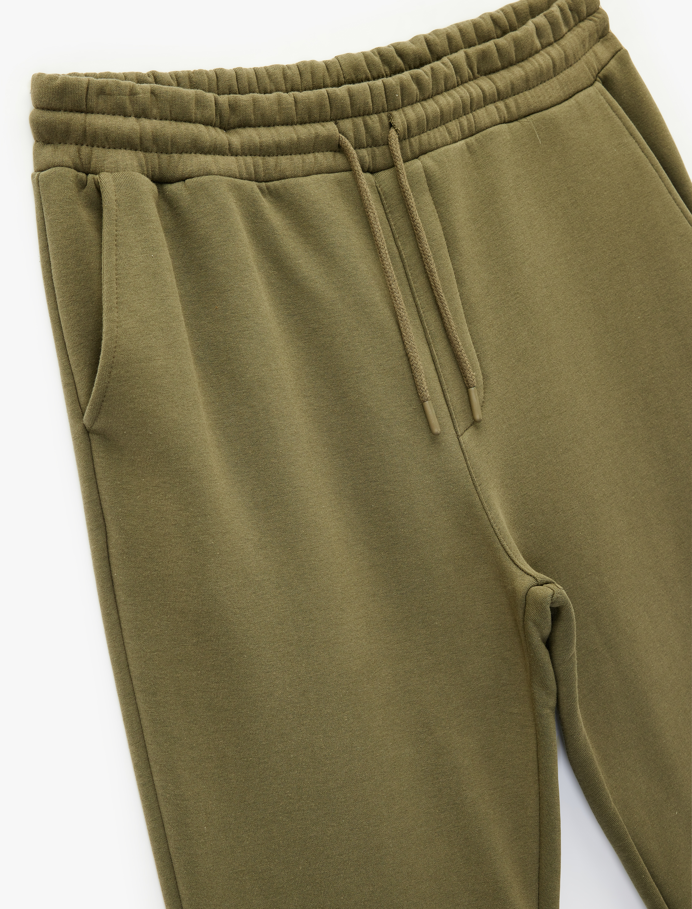   Beli Bağcıklı Şardonlu Cep Detaylı Jogger Kışlık Eşofman Altı